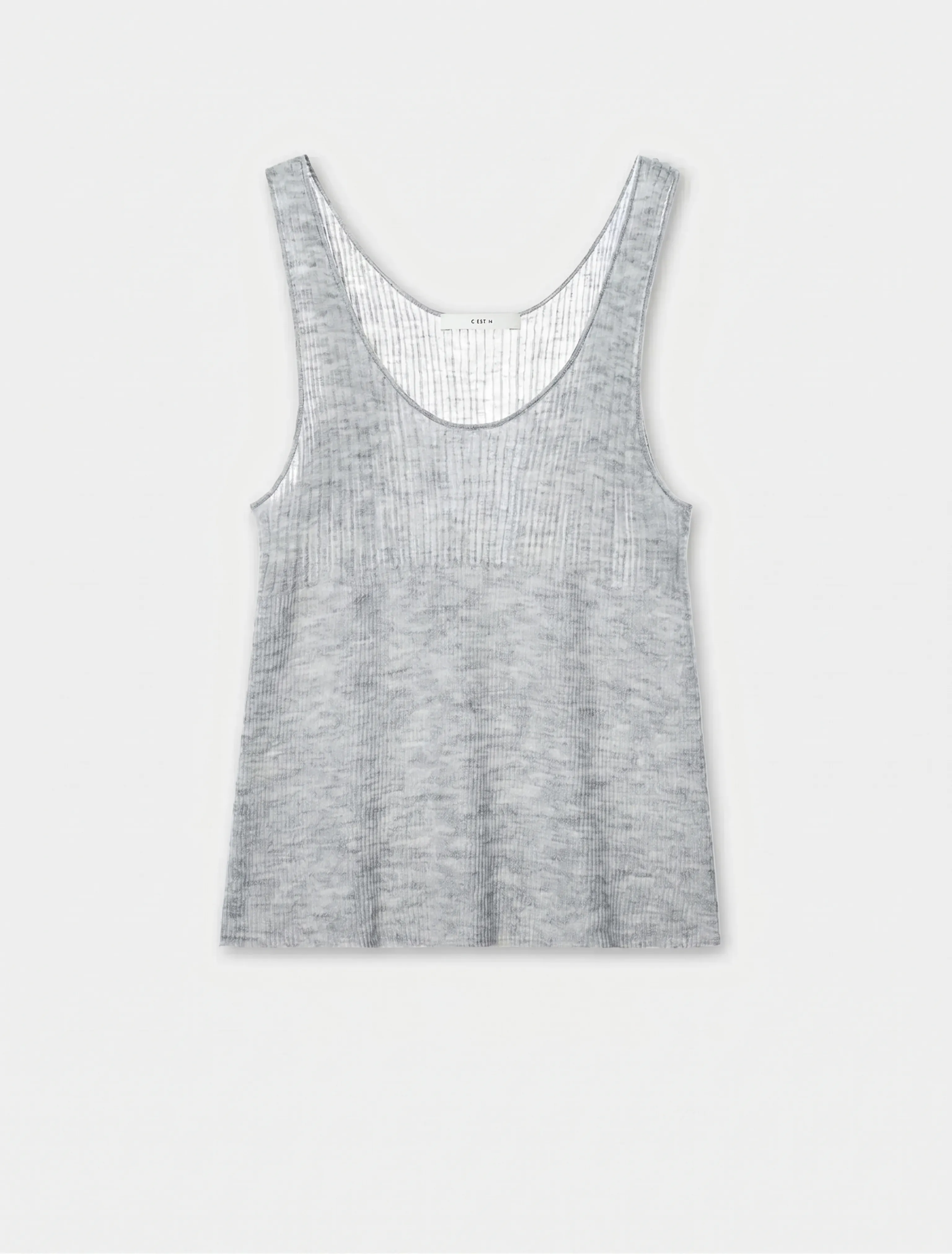 Mohair-Merino Vest & High-Twist Cotton Tee Set - Image 7
