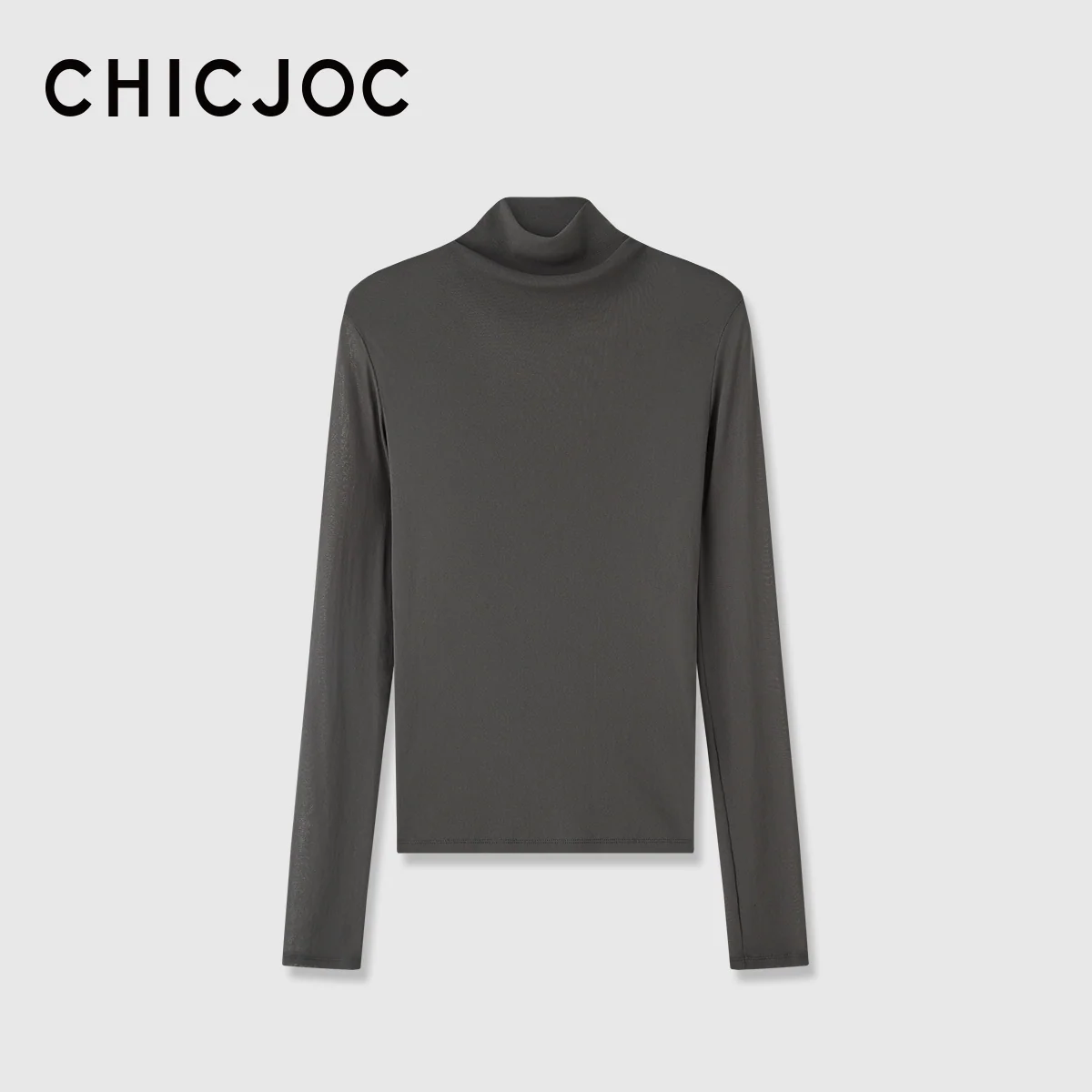 Monet Shadow Mesh Mock‑Neck Top - Image 6