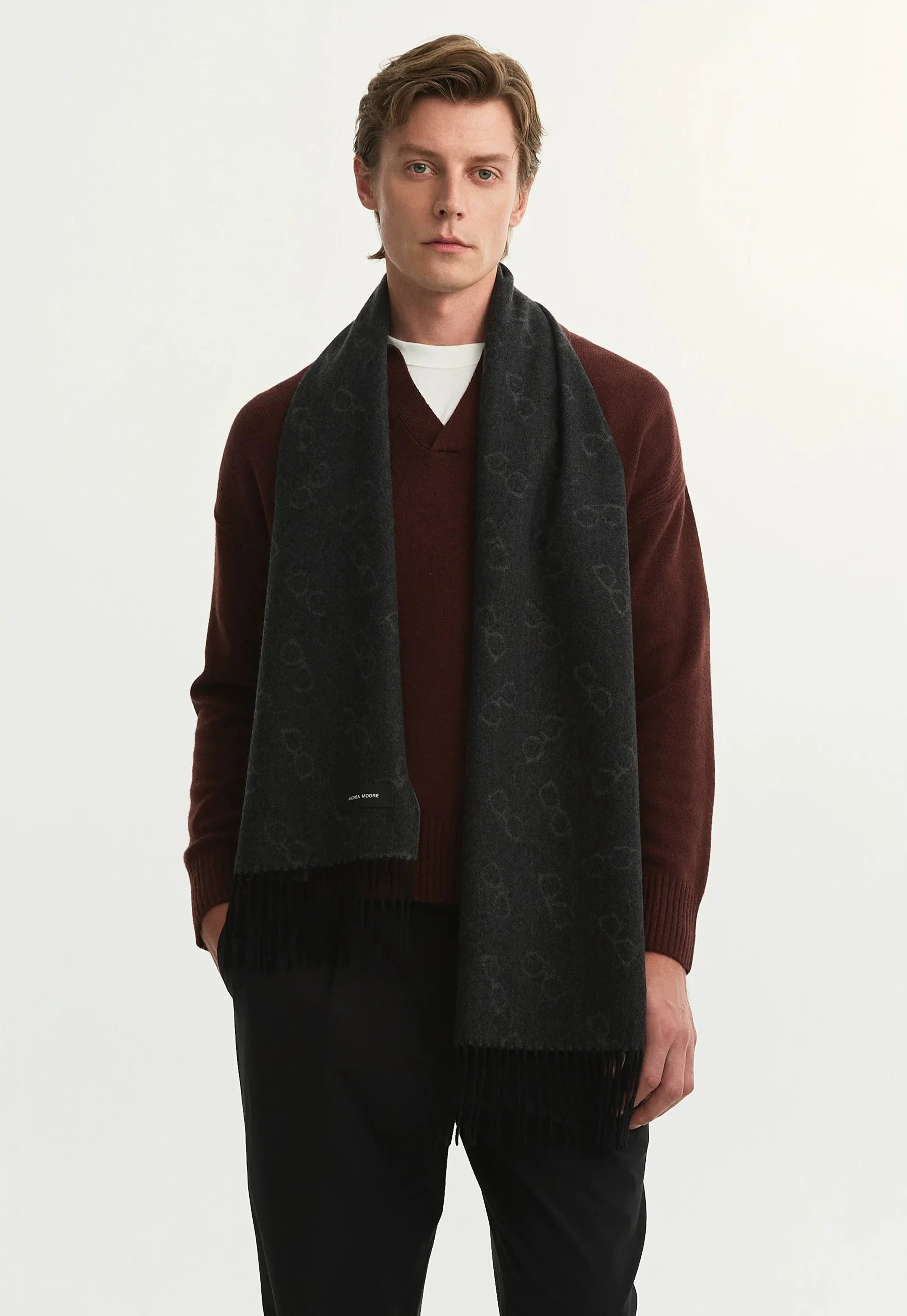 Monogram Cashmere Scarf - Image 2