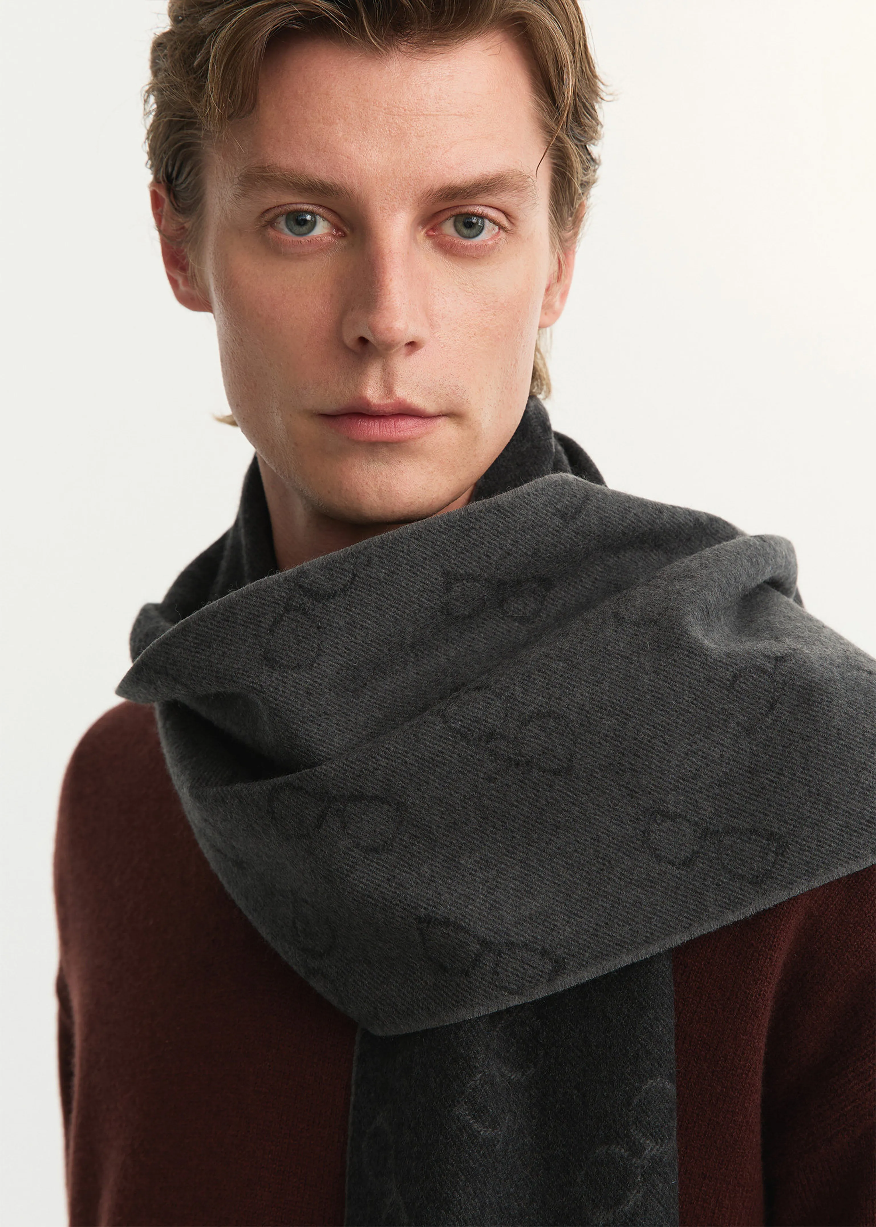 Monogram Cashmere Scarf - Image 4