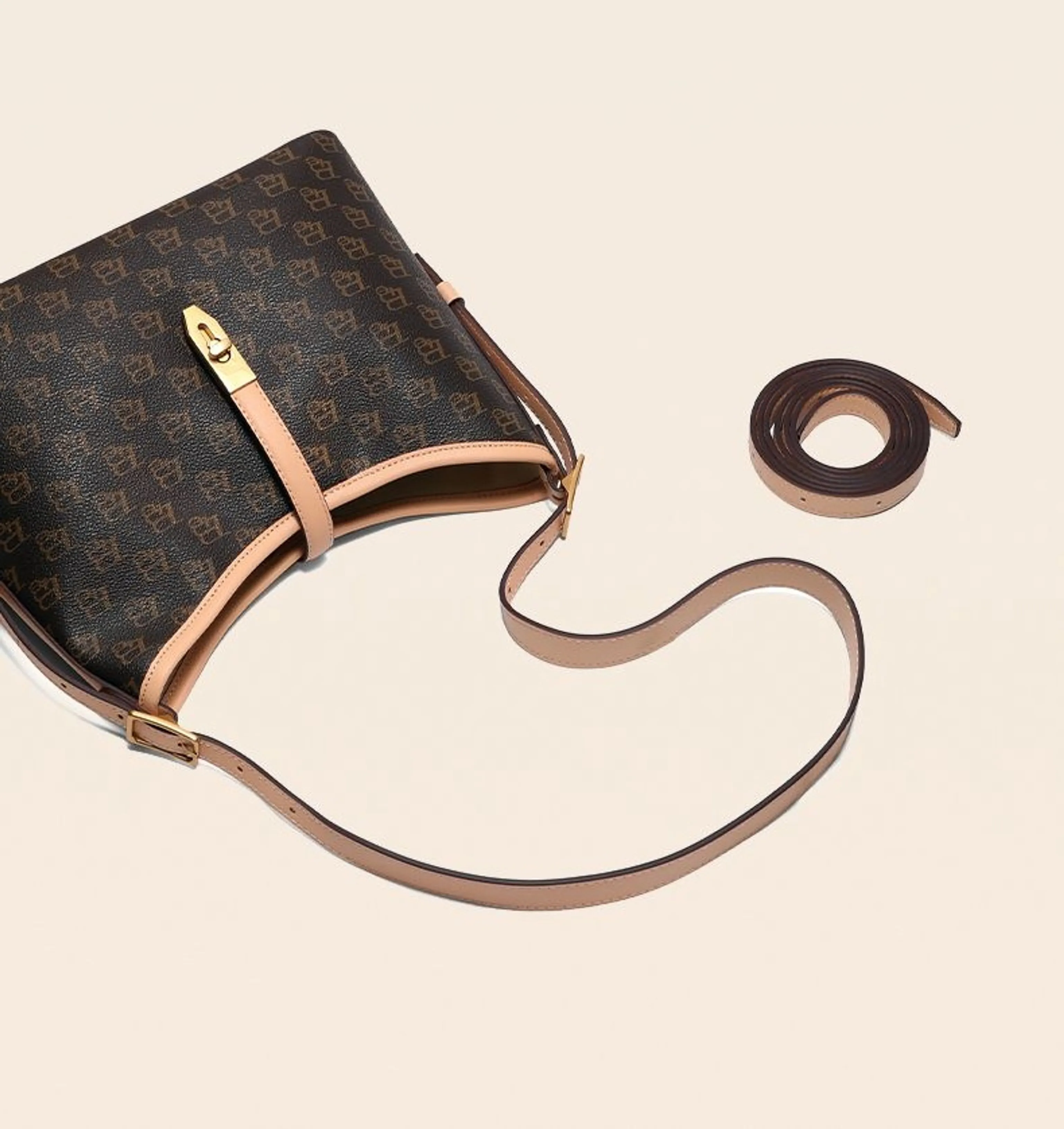 Monogram Hobo Shoulder Bag - Image 5