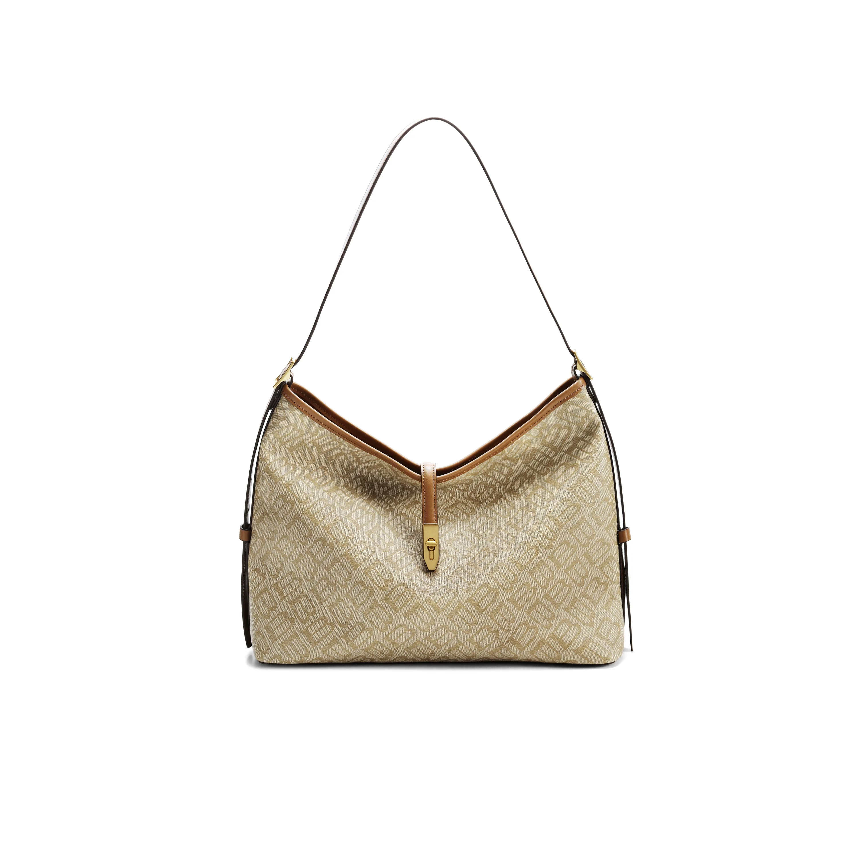 Monogram Hobo Shoulder Bag - Image 6