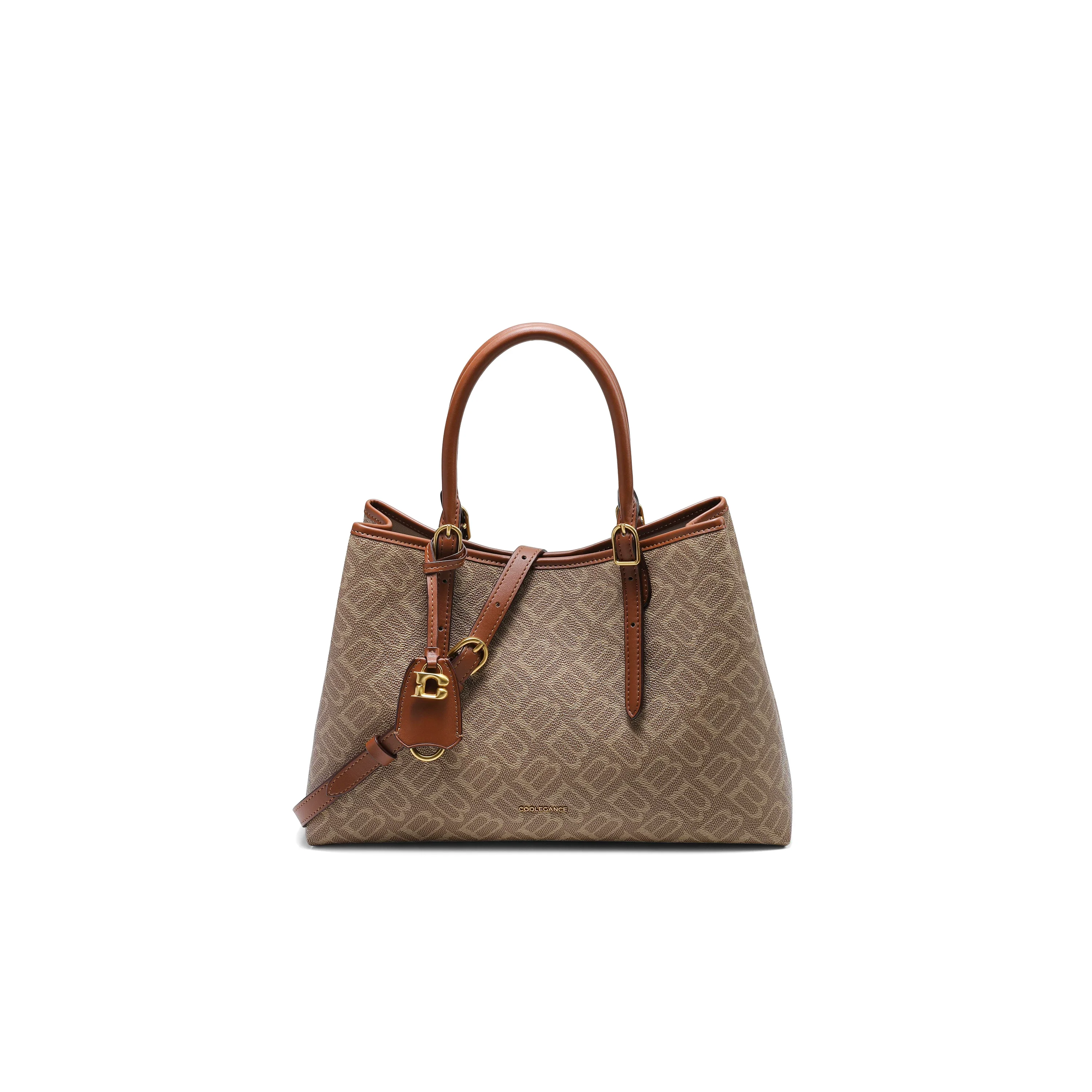 Monogram Shoulder Tote - Image 9