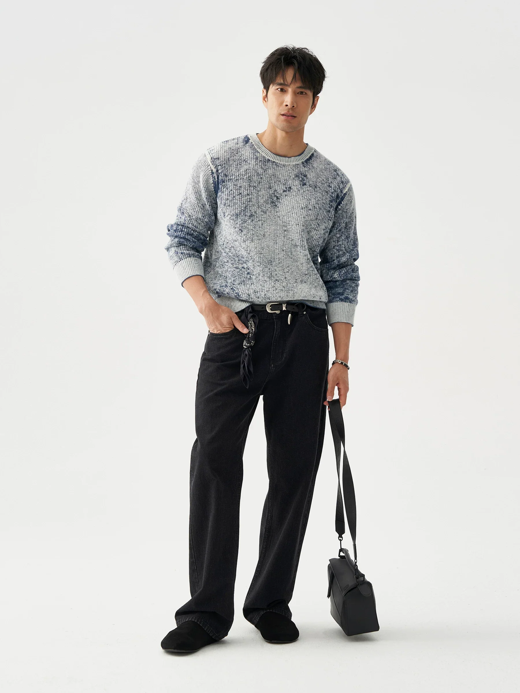 Mottled Crewneck Sweater - Image 3