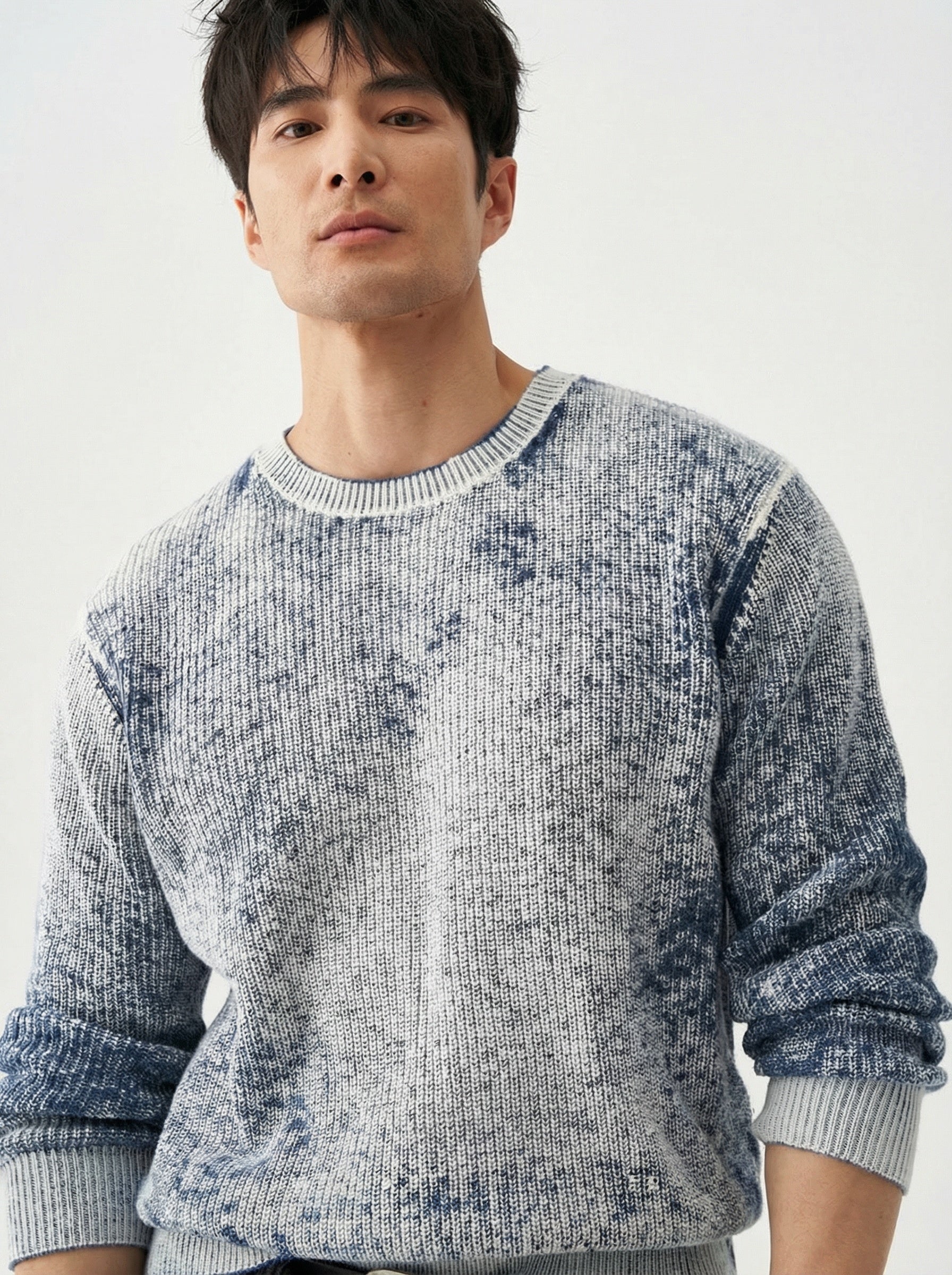 Mottled Crewneck Sweater - Image 4