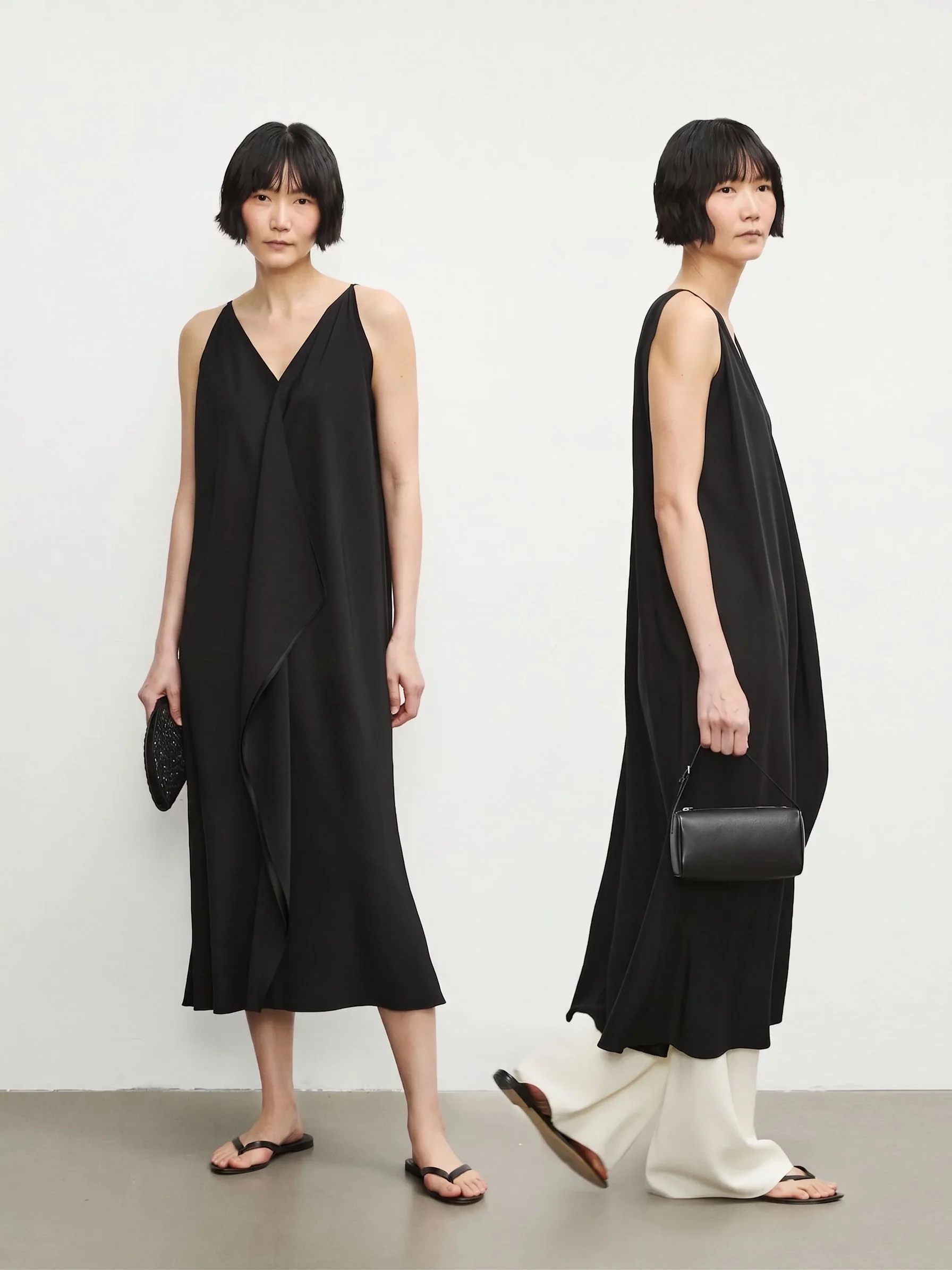 Mulberry Silk Draped Panel Top - Image 3
