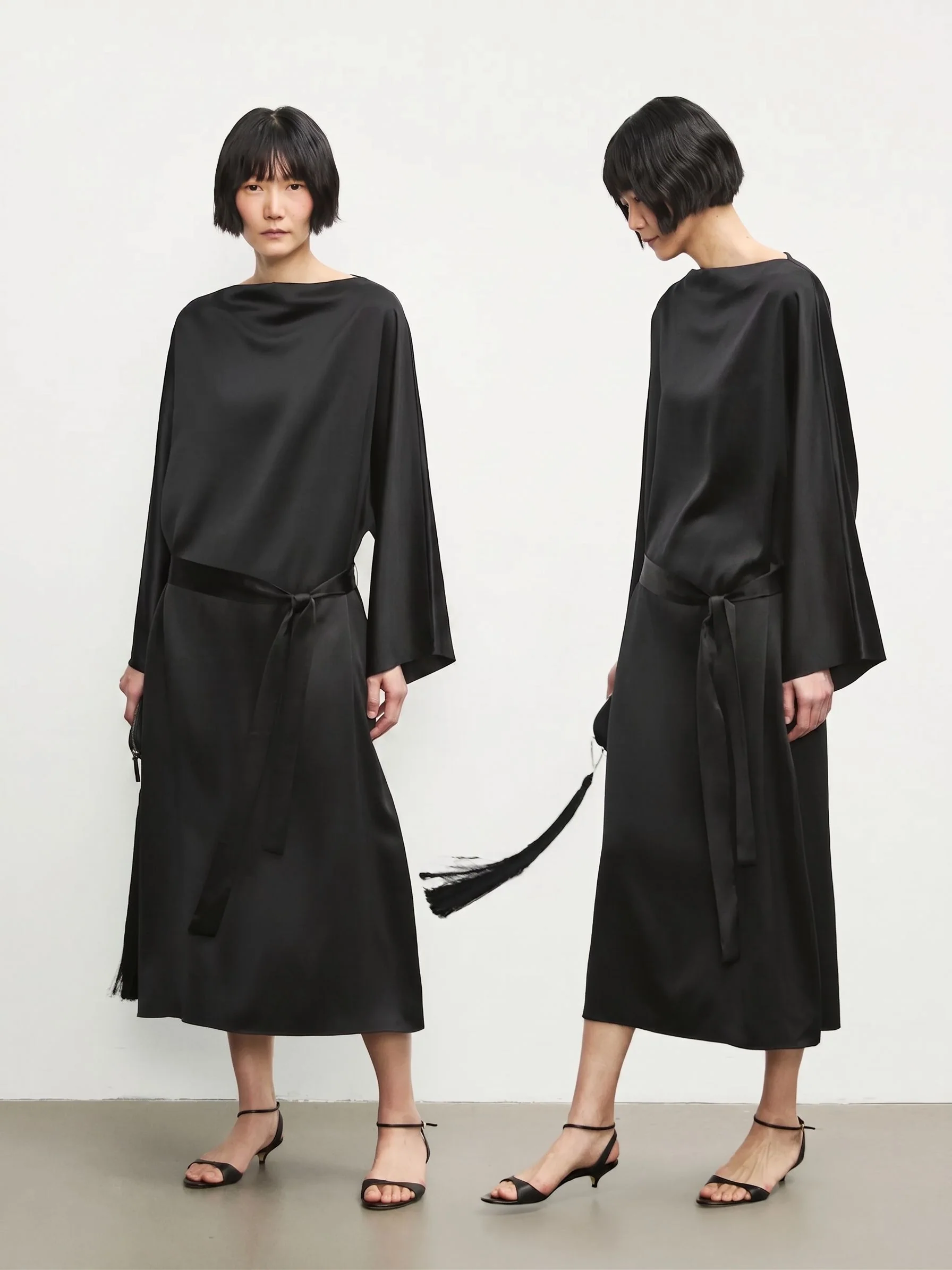 Mulberry Silk Draped Panel Top - Image 4