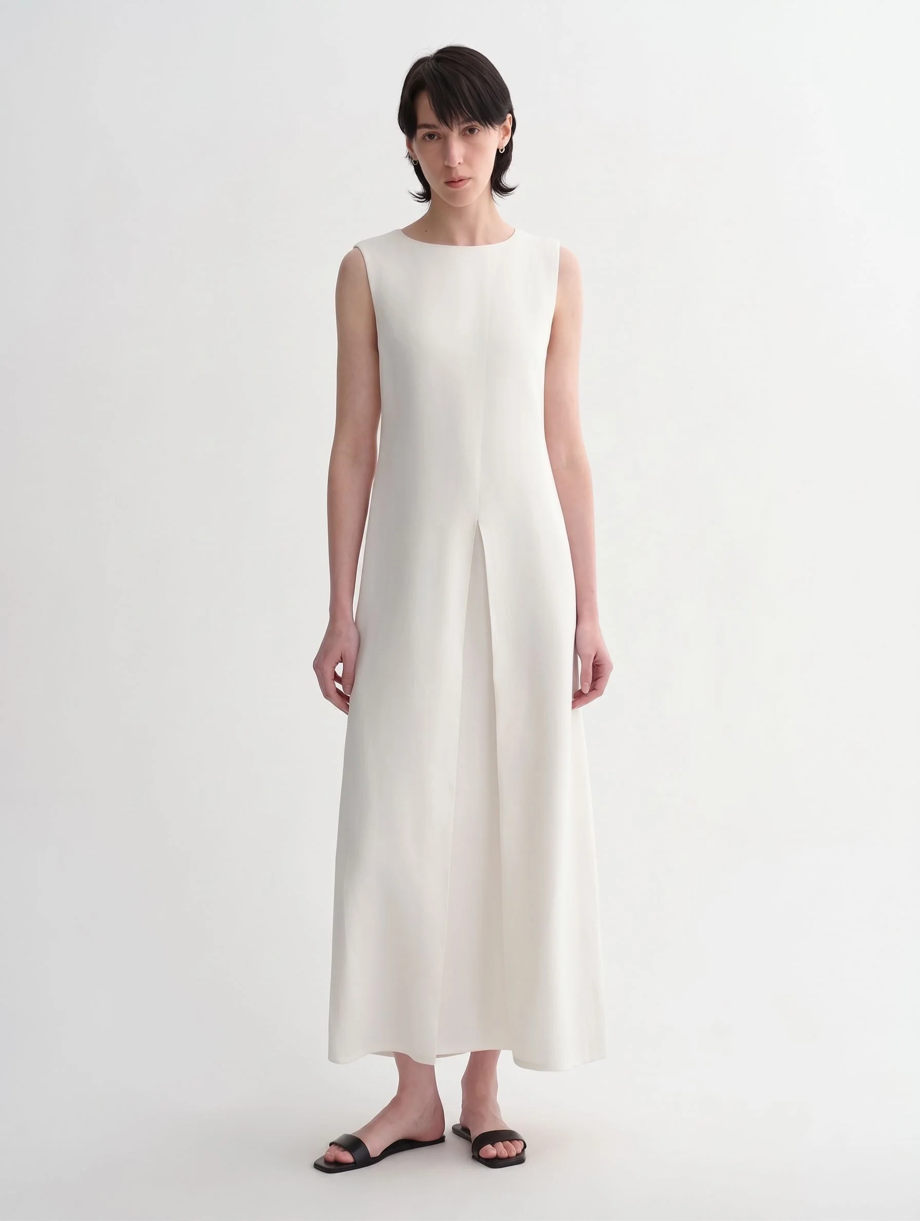 Mulberry Silk Front-Slit Maxi Dress - Image 5