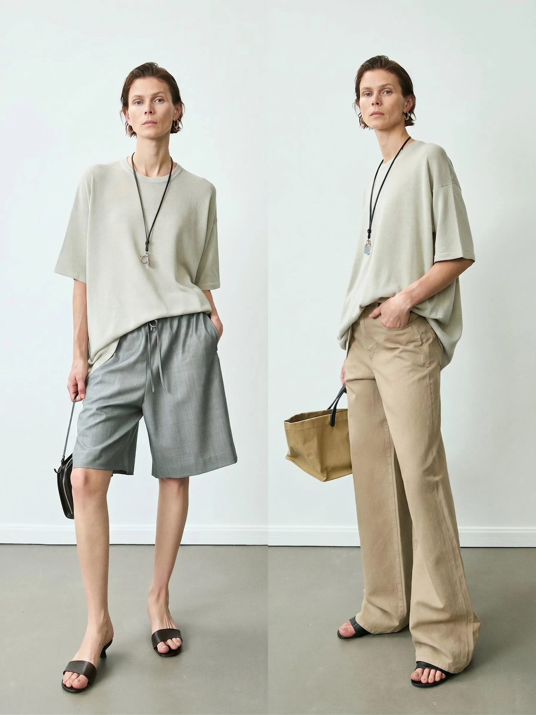 Mulberry Silk Knit Tee - Image 2