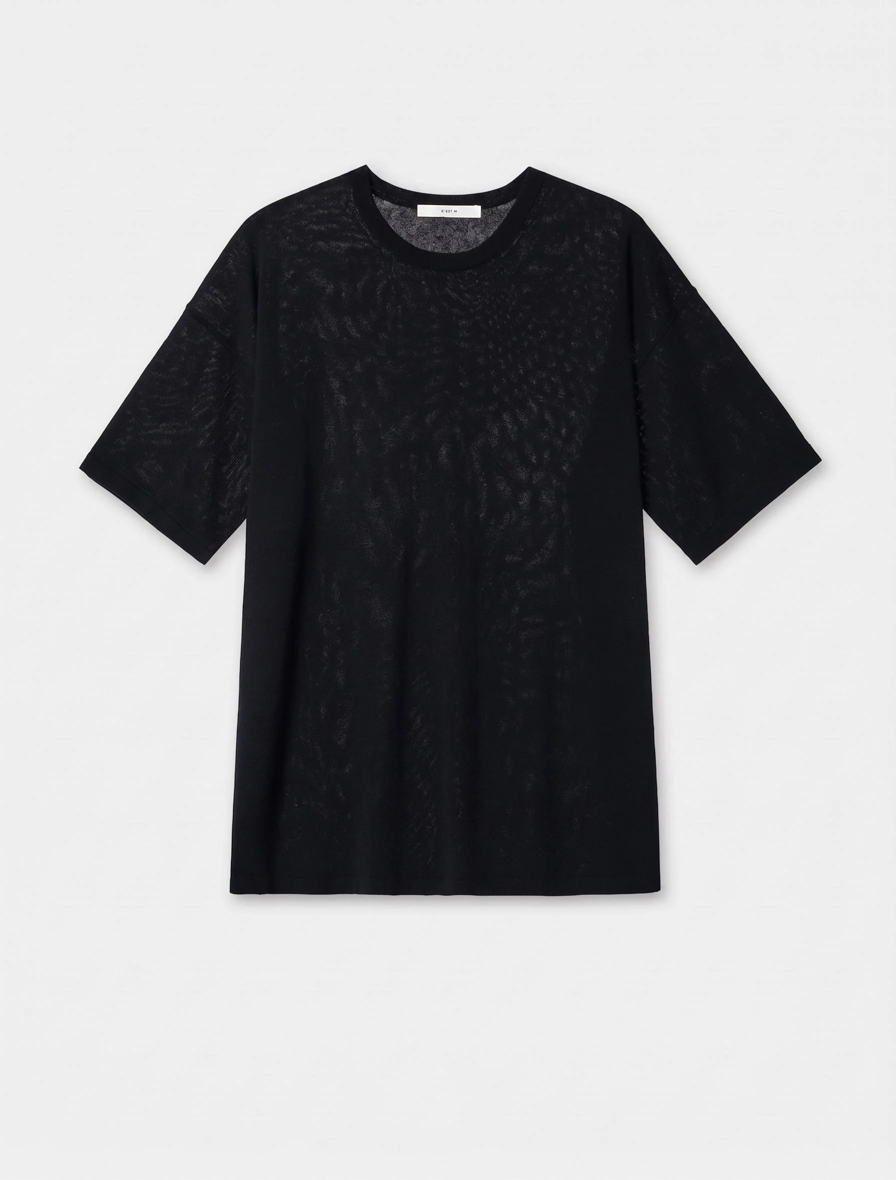 Mulberry Silk Knit Tee - Image 6