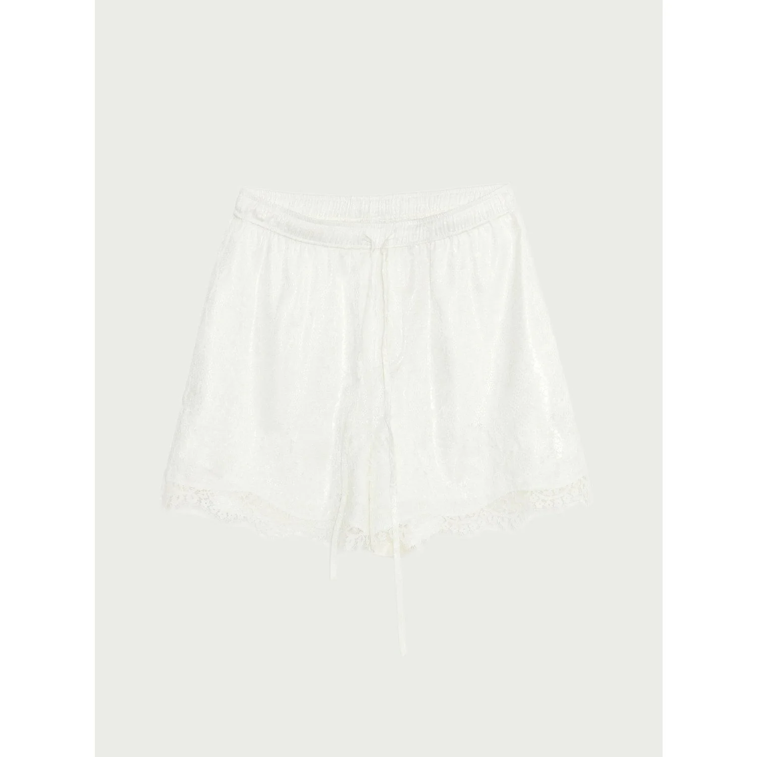 Mulberry Silk Lace-Trim Shorts - Image 6