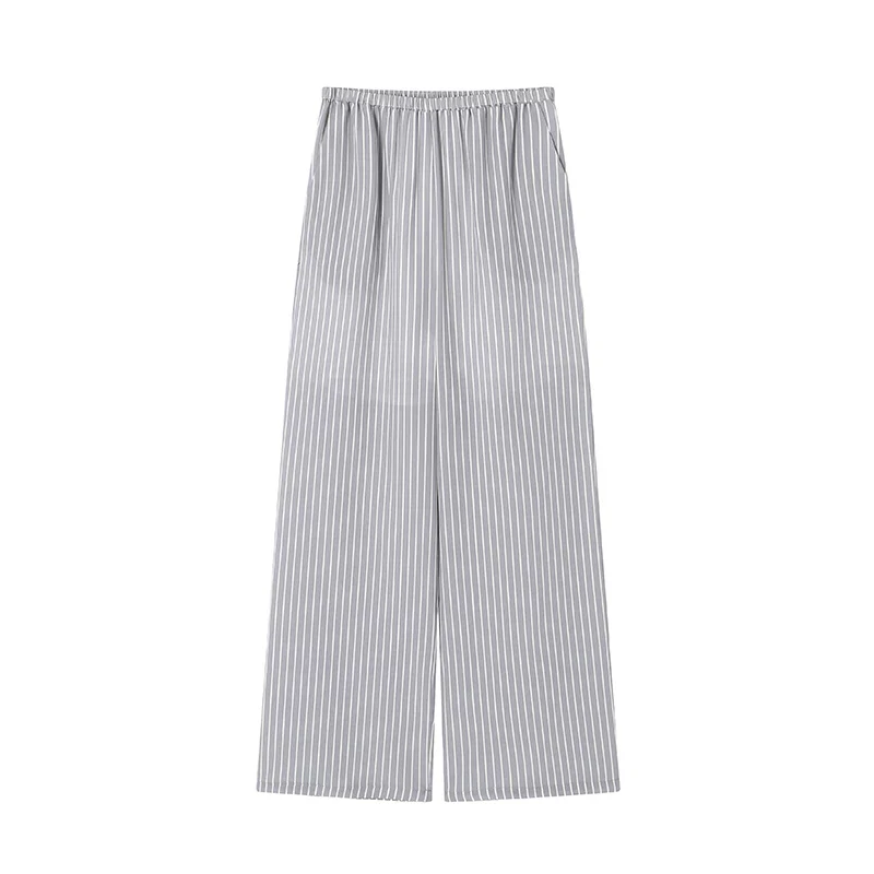 Mulberry Silk Pinstripe Three-Piece Set - Image 7