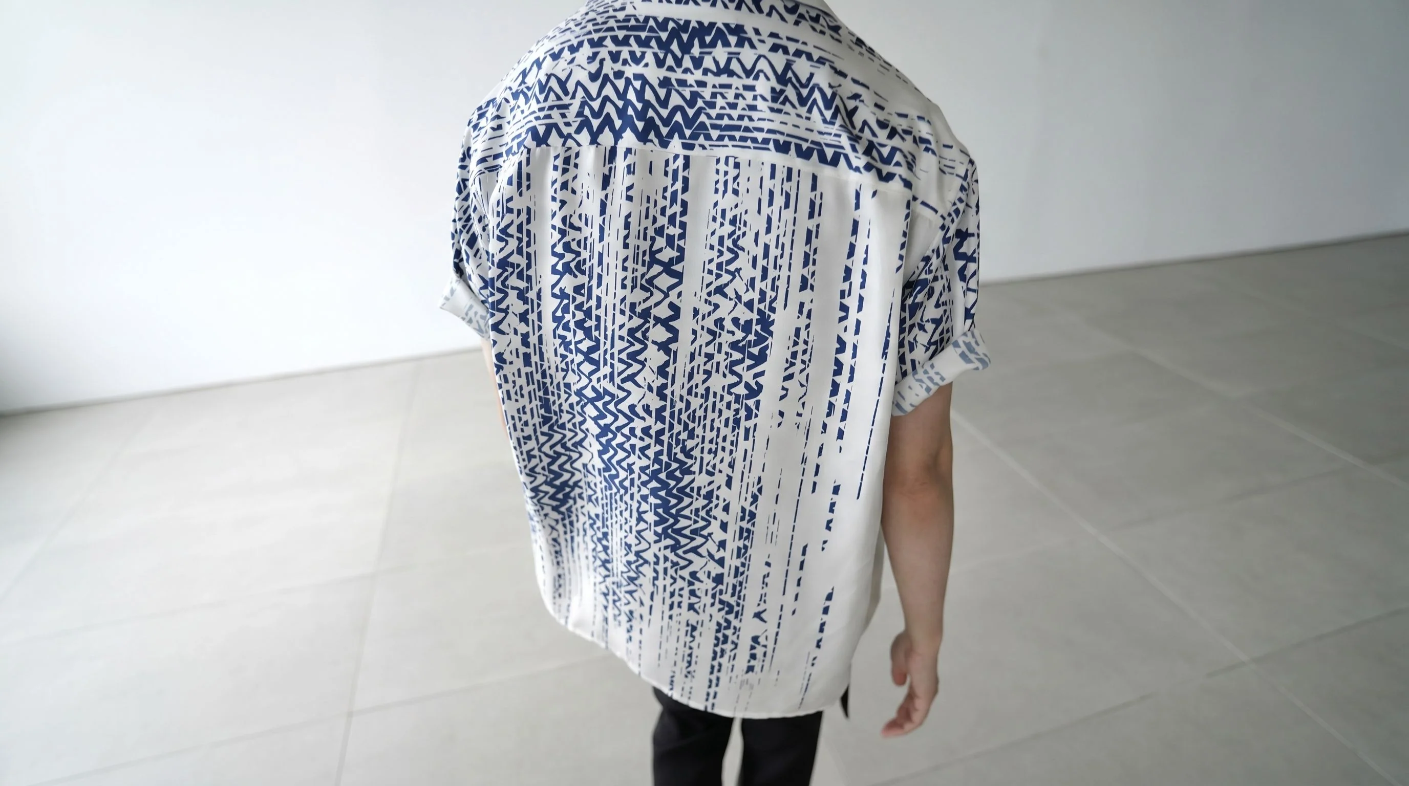 Mulberry Silk Printed Camp Shirt - Image 2