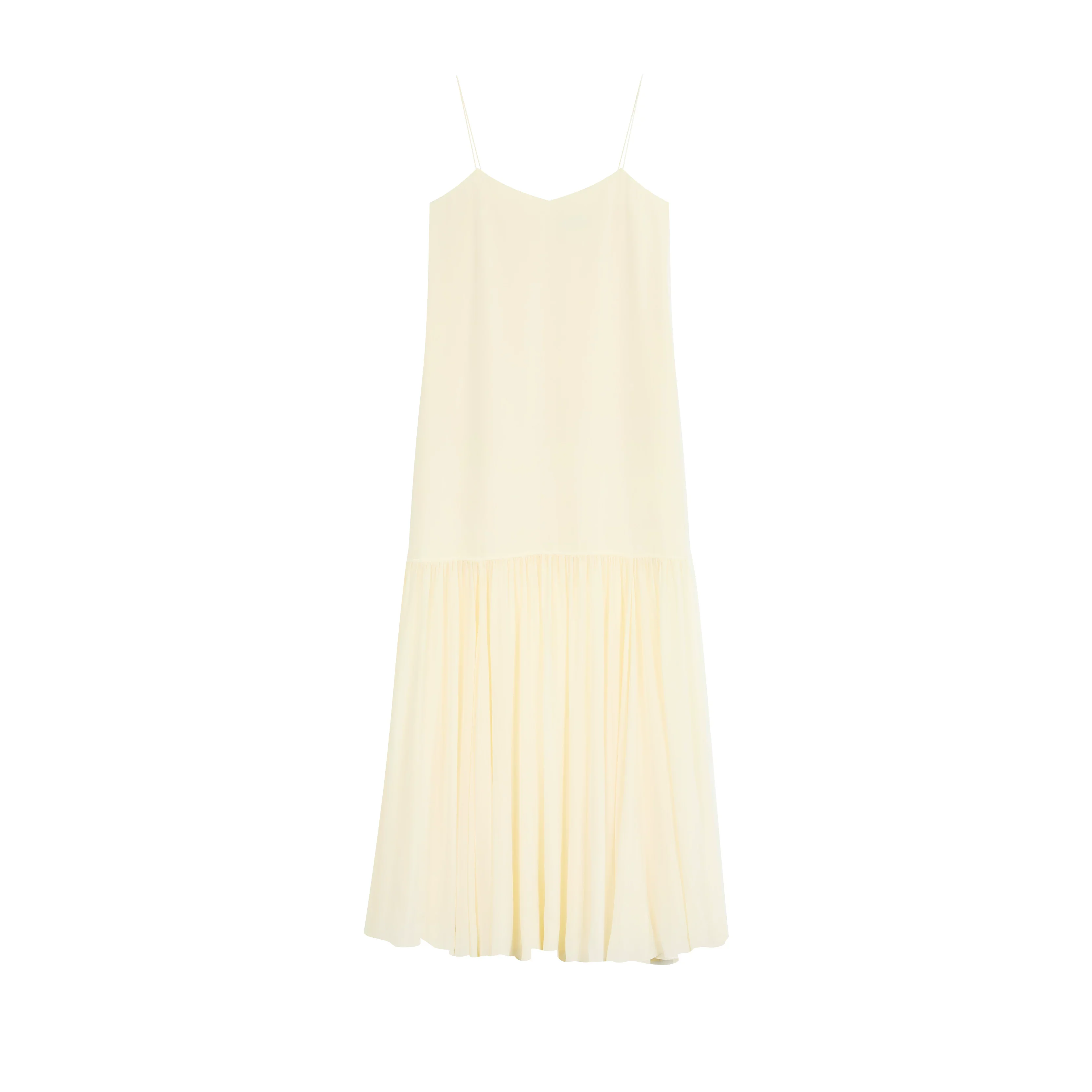 Mulberry Silk Sheer-Hem Slip Dress - Image 6