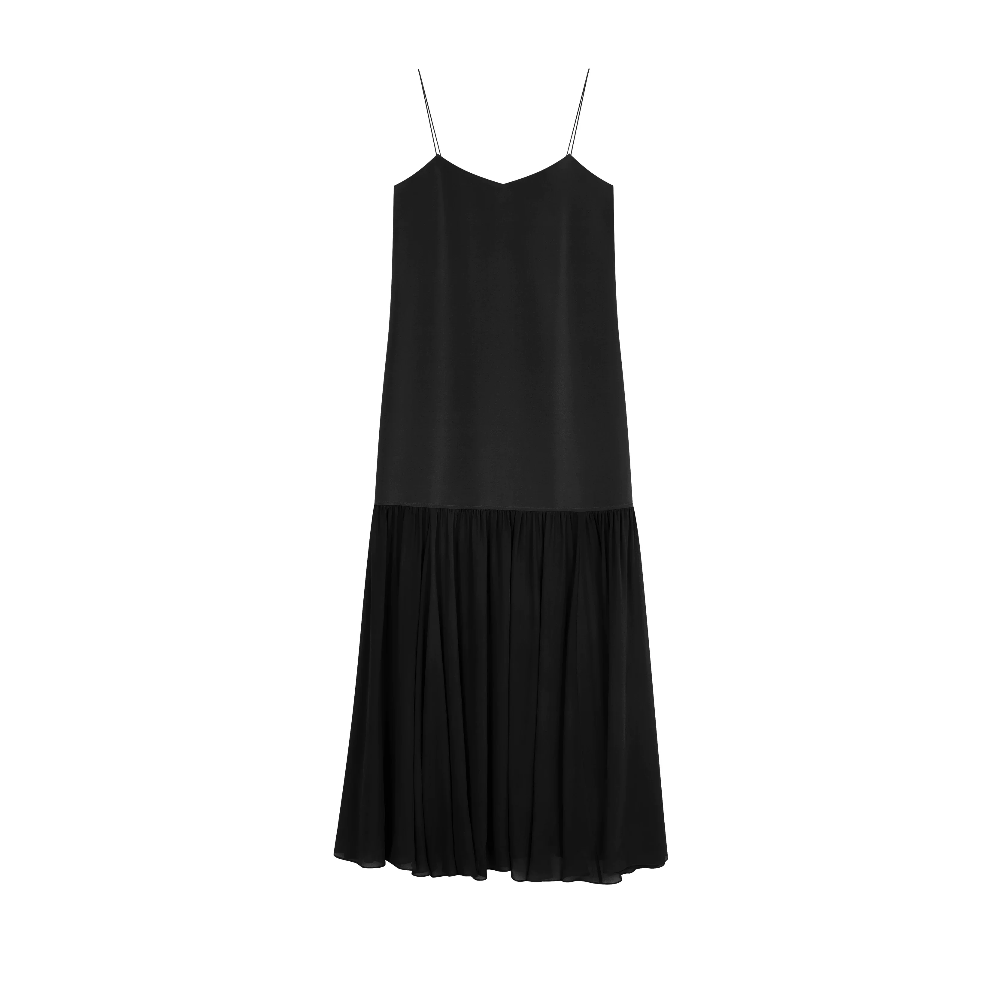 Mulberry Silk Sheer-Hem Slip Dress - Image 7