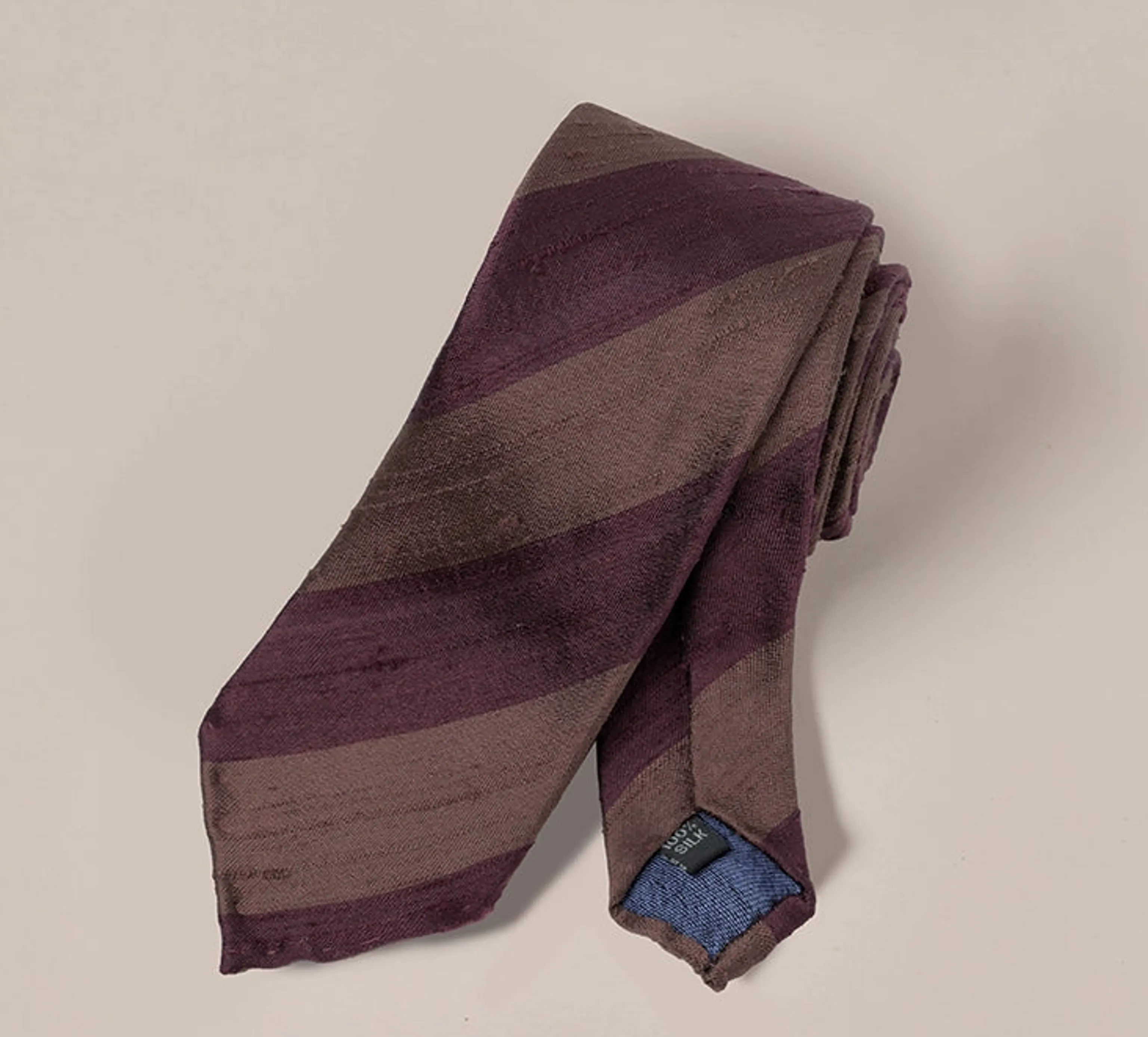 Mulberry Silk Striped Tie - Image 6