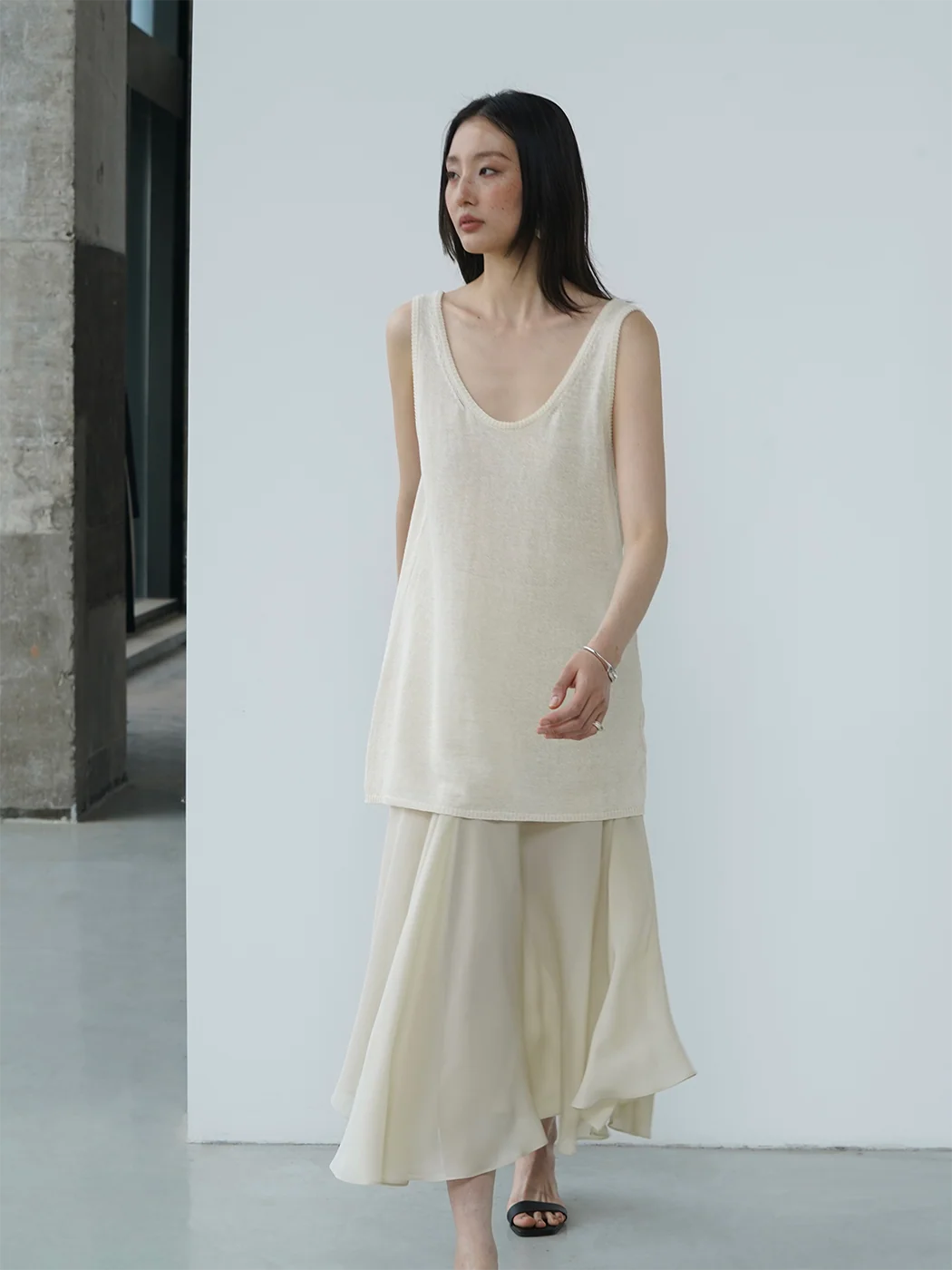 Mulberry Silk Tiered Maxi Skirt - Image 7