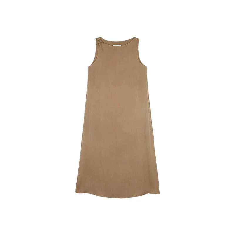 Mulberry Silk Twist-Shoulder Midi Dress - Image 10