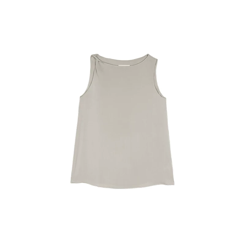 Mulberry Silk Twist-Shoulder Midi Dress - Image 7