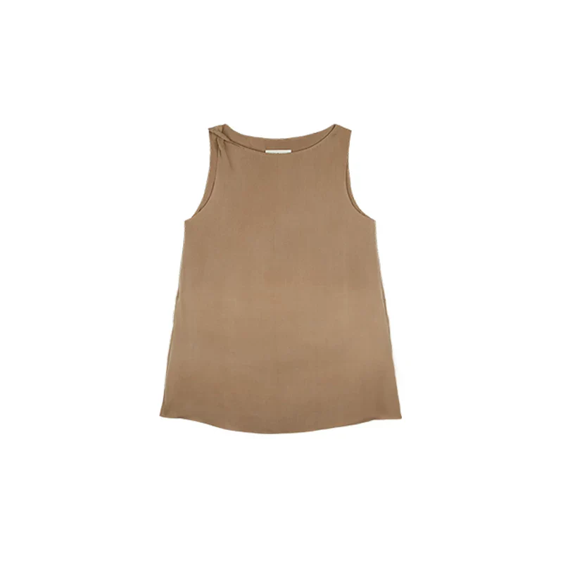 Mulberry Silk Twist-Shoulder Midi Dress - Image 9
