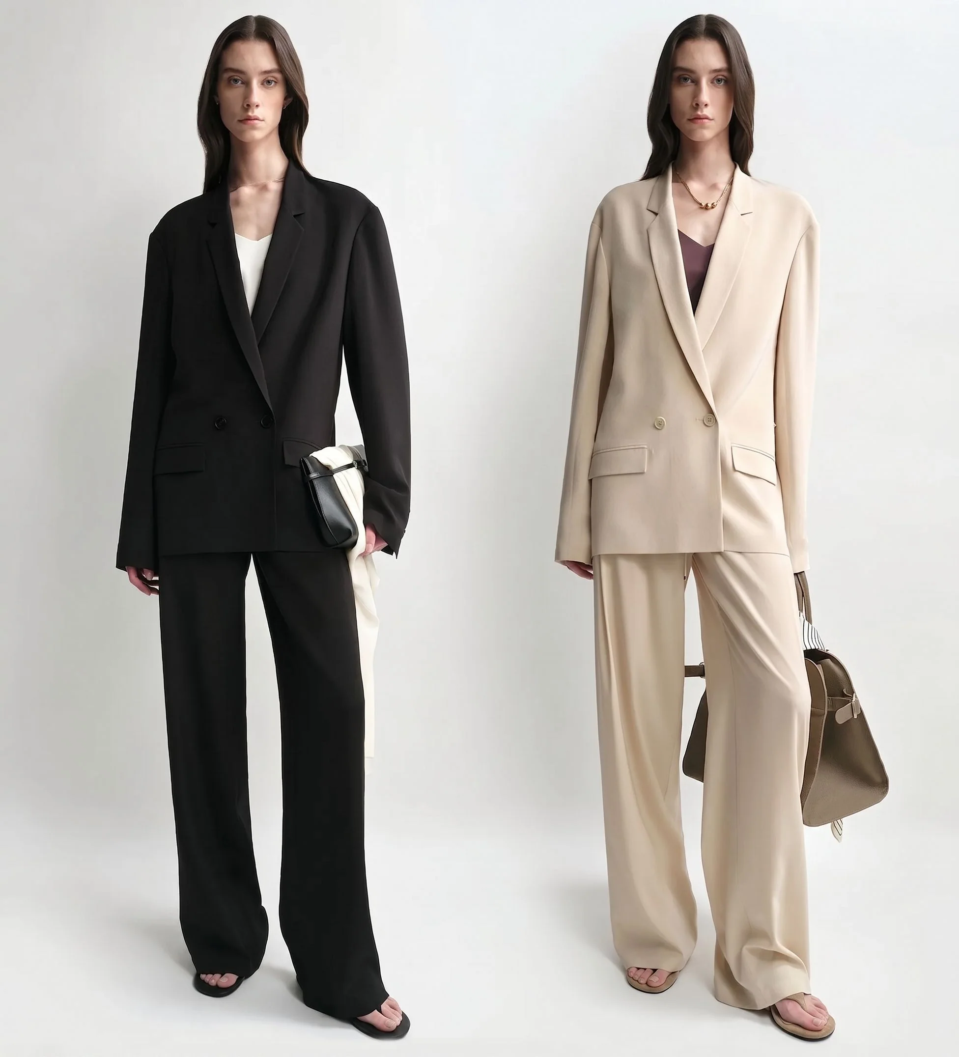Mulberry Silk Wide-Leg Pants - Image 3