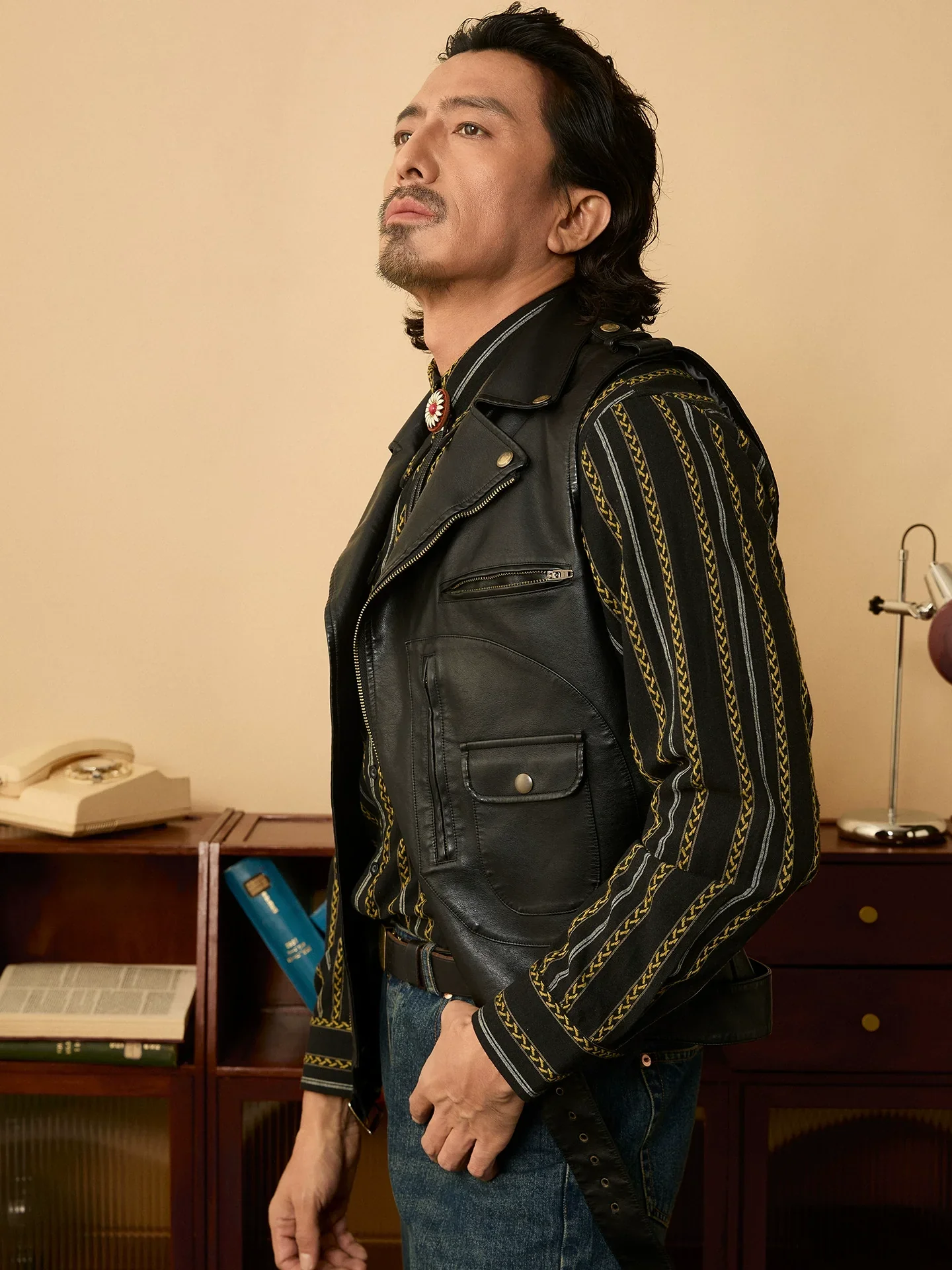 Multi-Pocket Moto Vest - Image 2