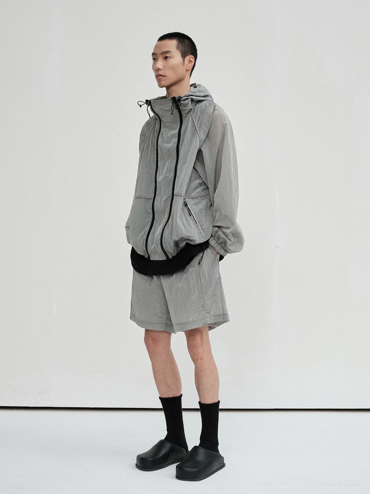 Multi-Zip Hooded Jacket - Image 2