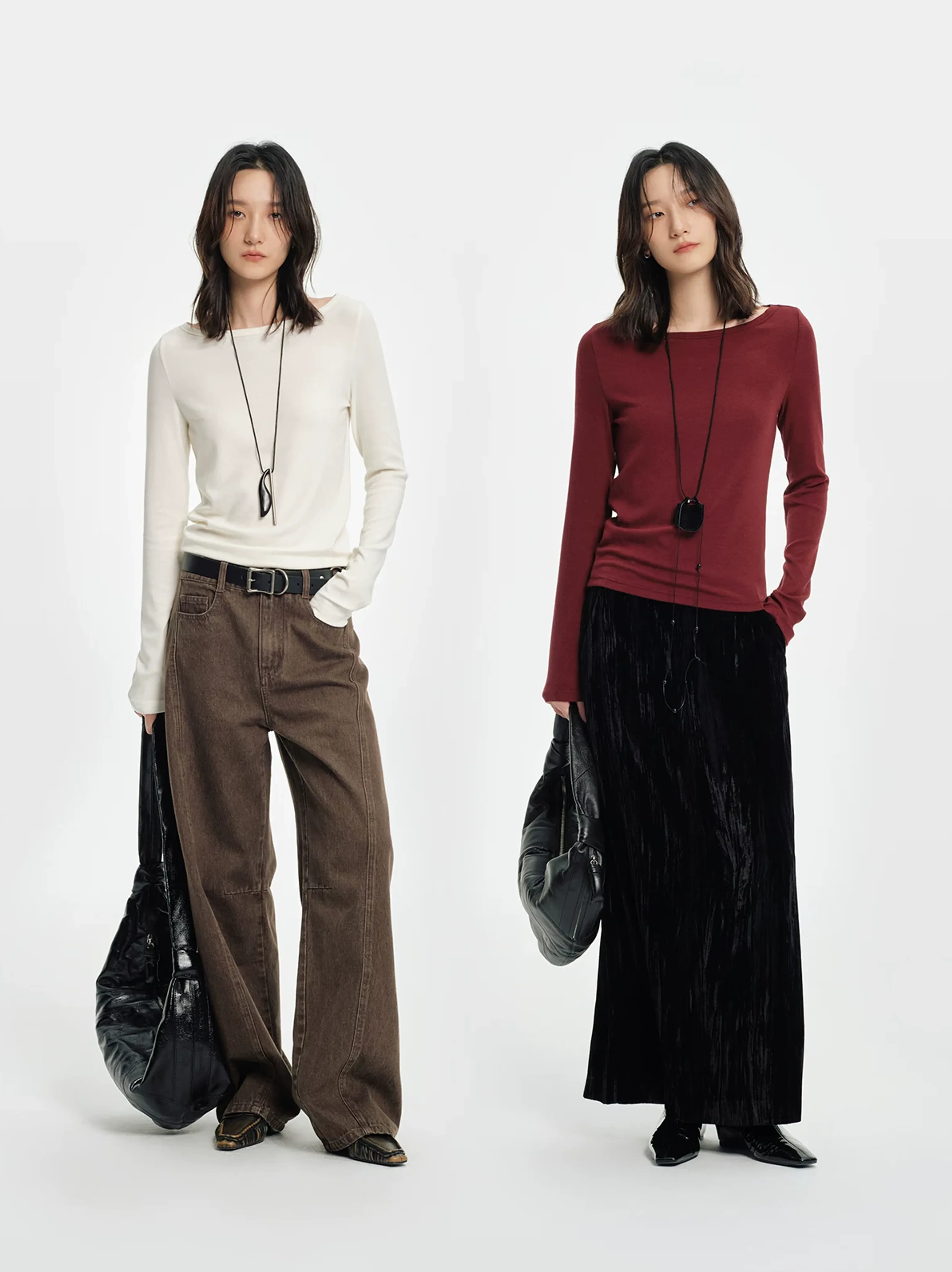 Multicolor Wool Blend Long Sleeve Top - Image 4