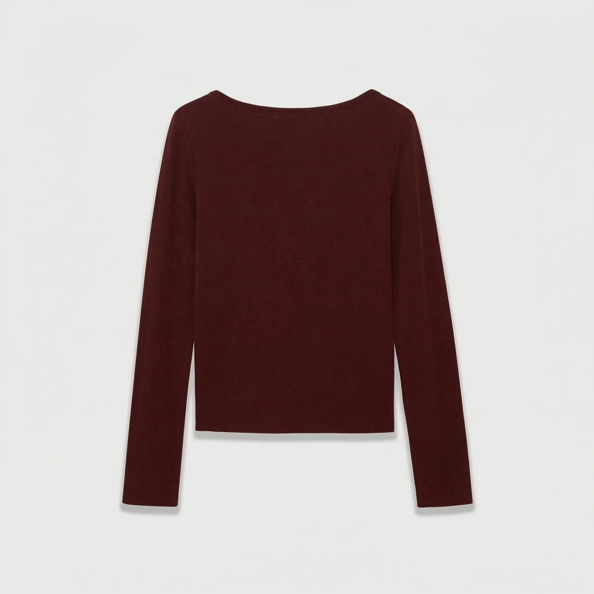 Multicolor Wool Blend Long Sleeve Top - Image 5