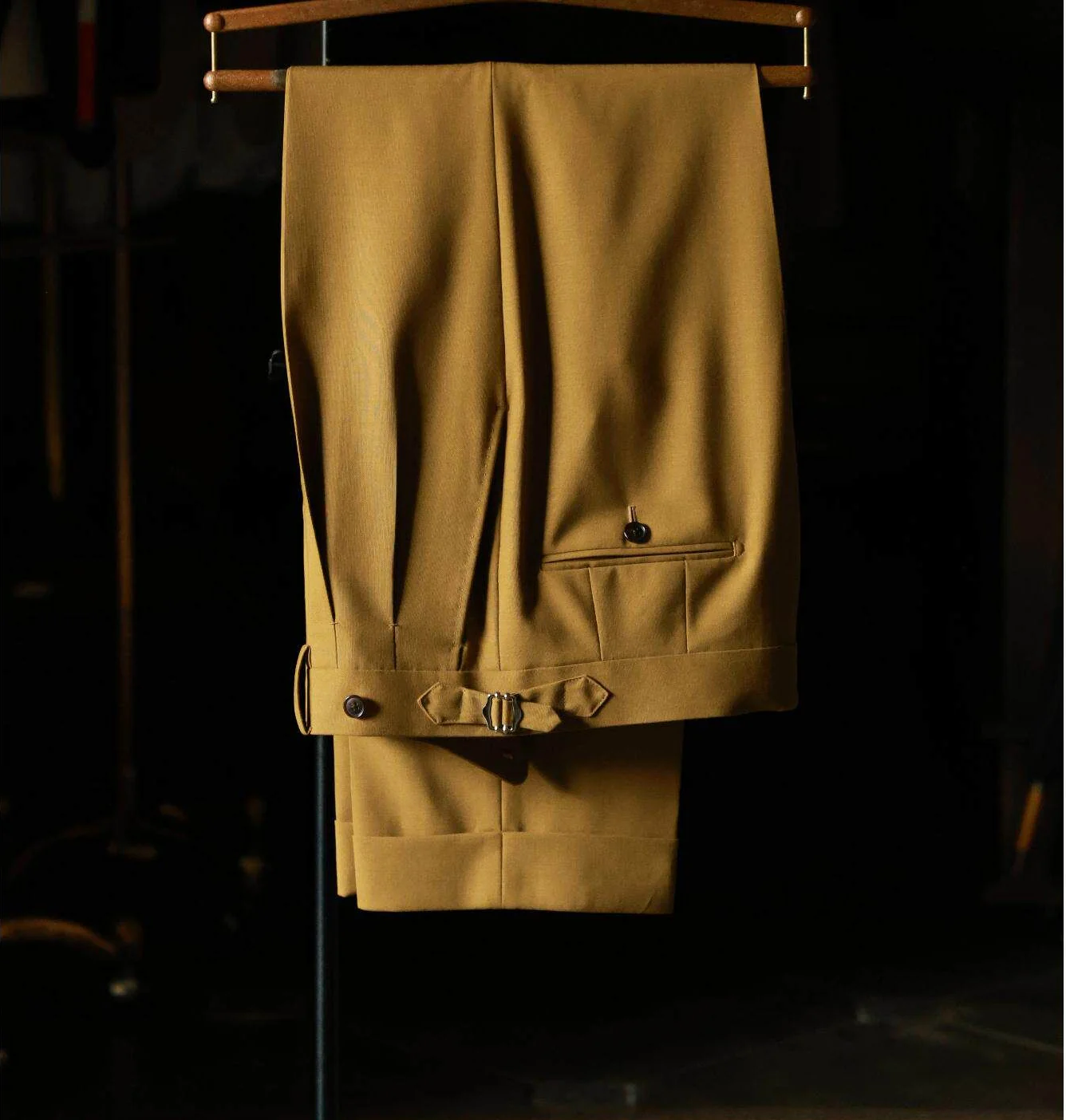 Mustard Wool Suit - Image 4