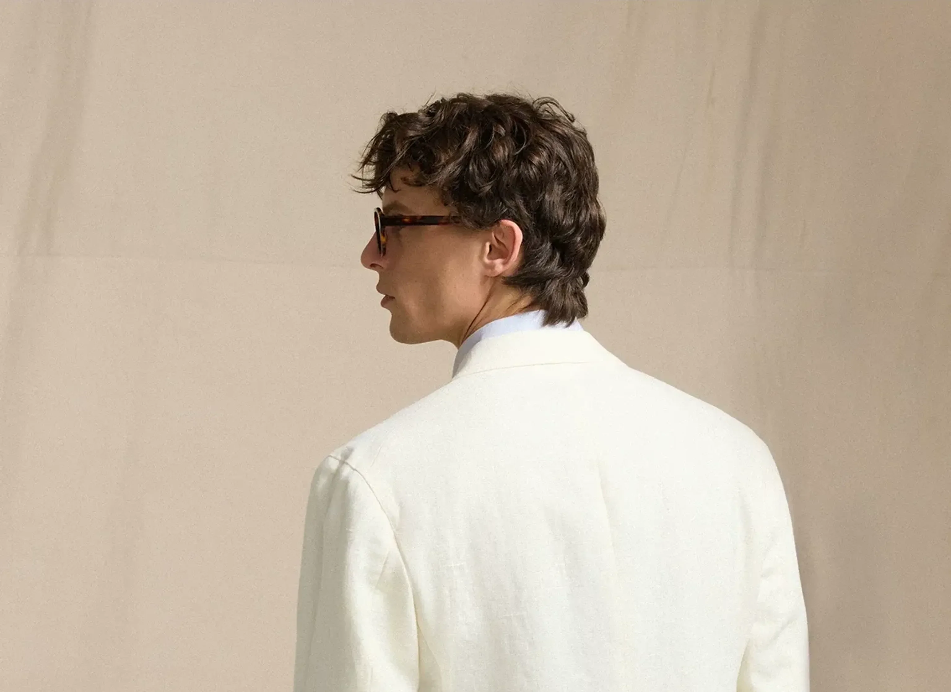 Naples Linen Double-Breasted Suit - Image 3
