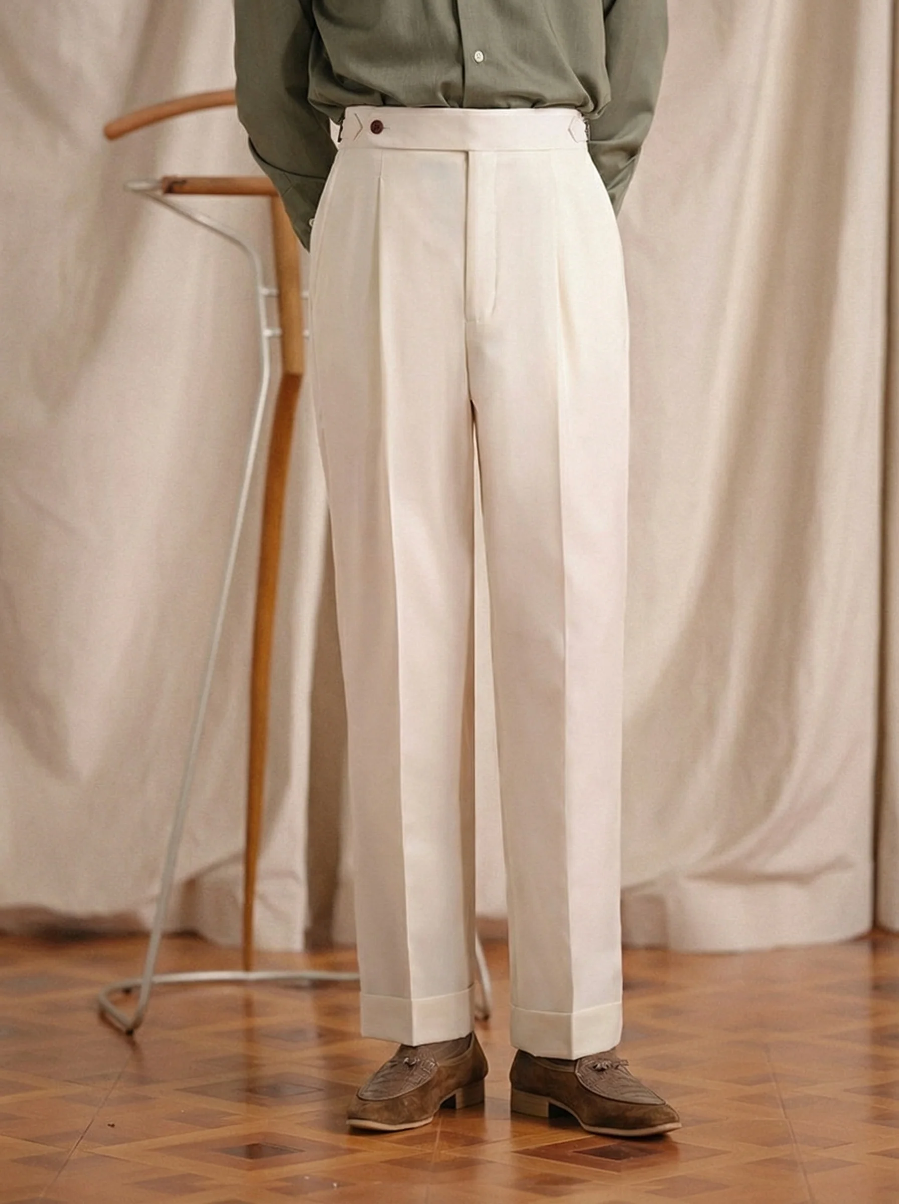 Naples Single-Pleat Trousers