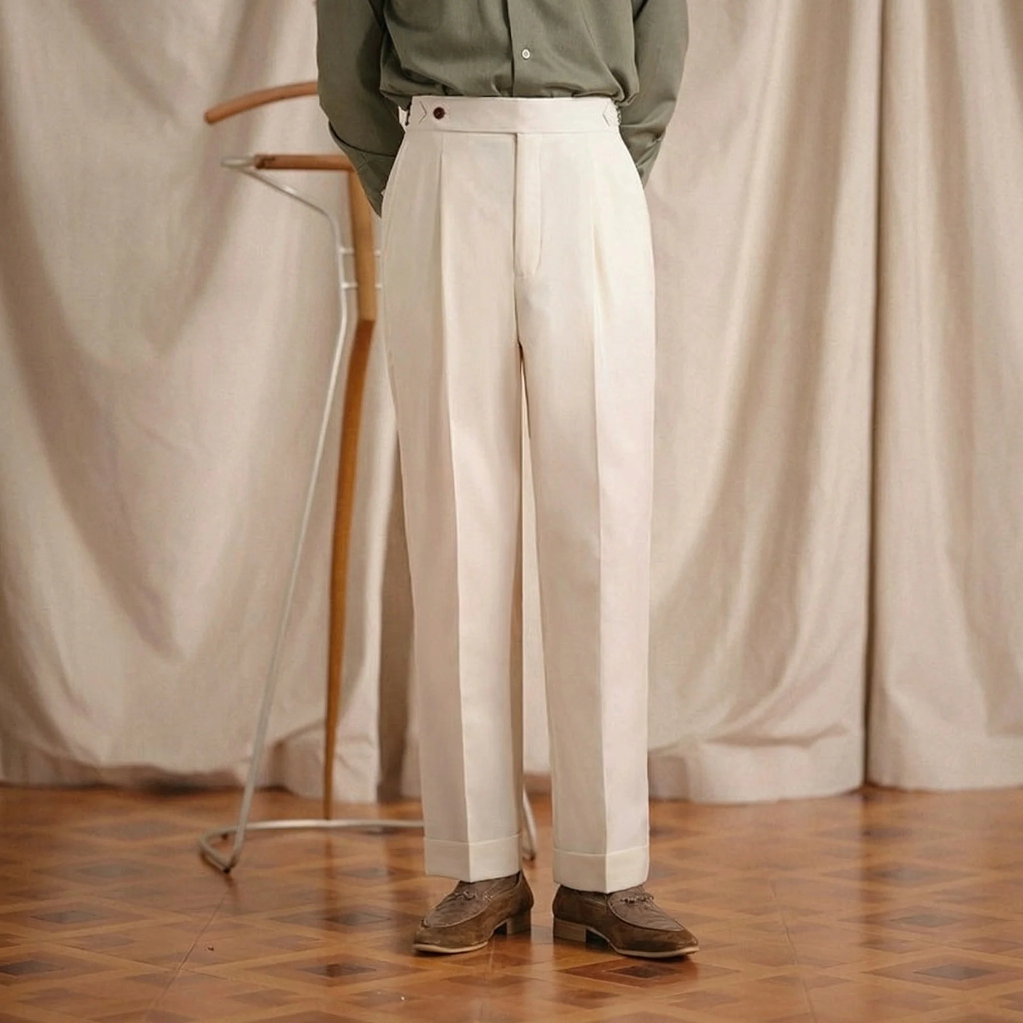 Naples Single-Pleat Trousers - Image 10