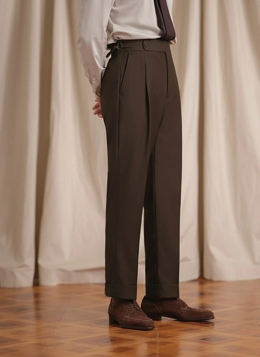 Naples Single-Pleat Trousers - Image 2