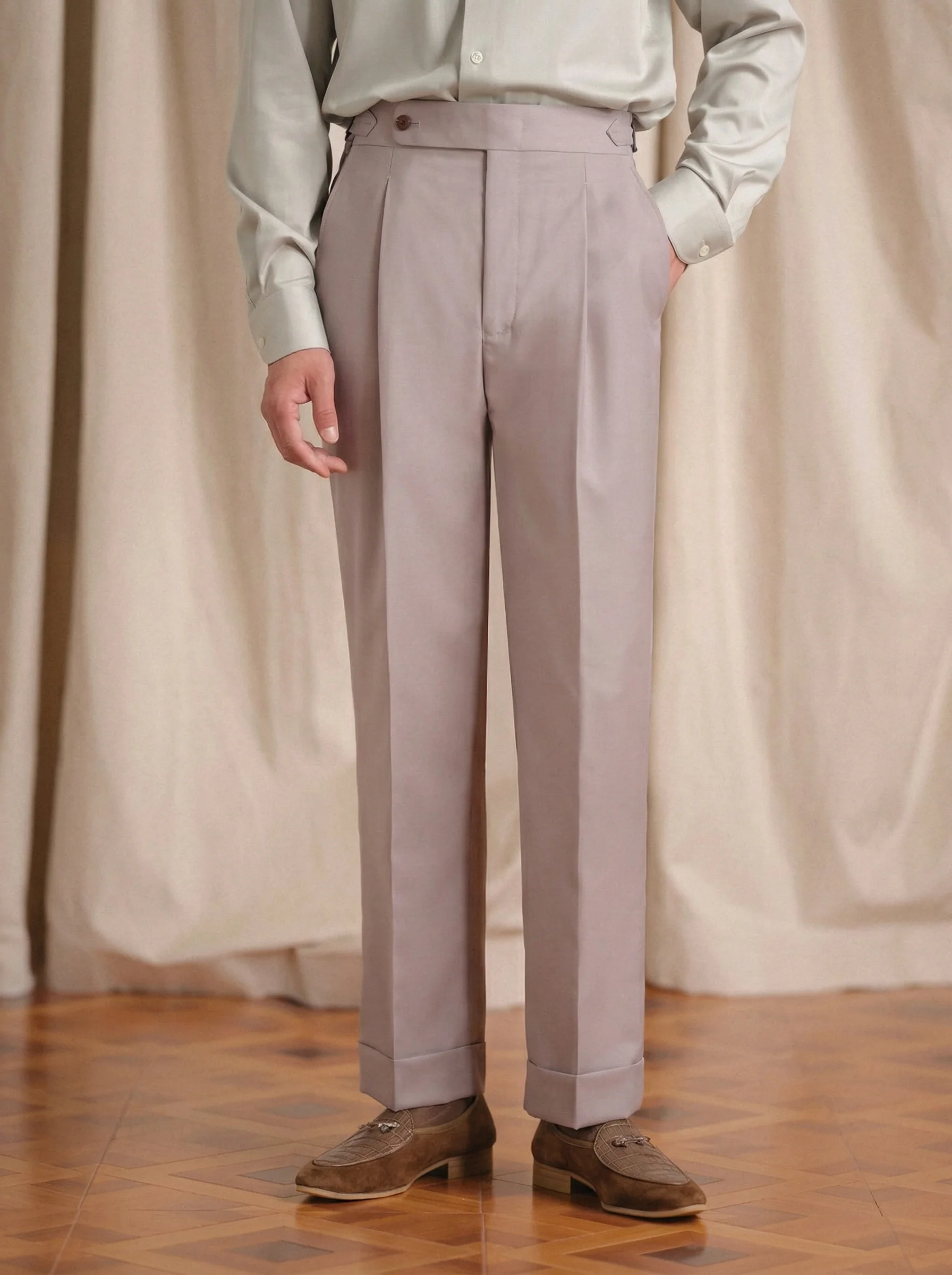 Naples Single-Pleat Trousers - Image 4