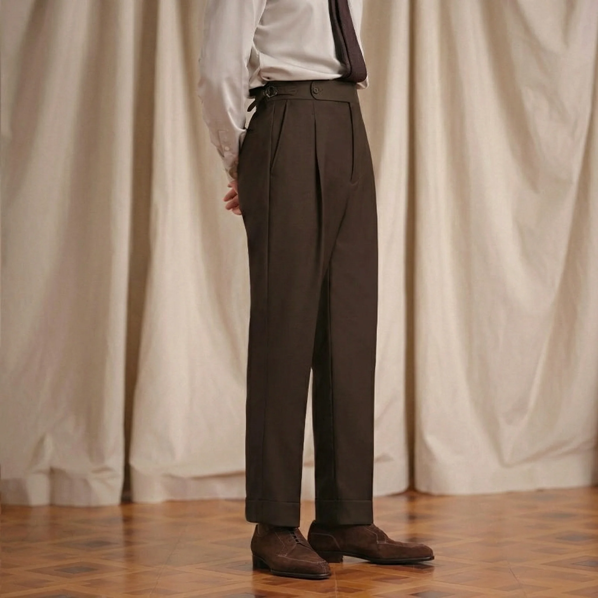 Naples Single-Pleat Trousers - Image 6