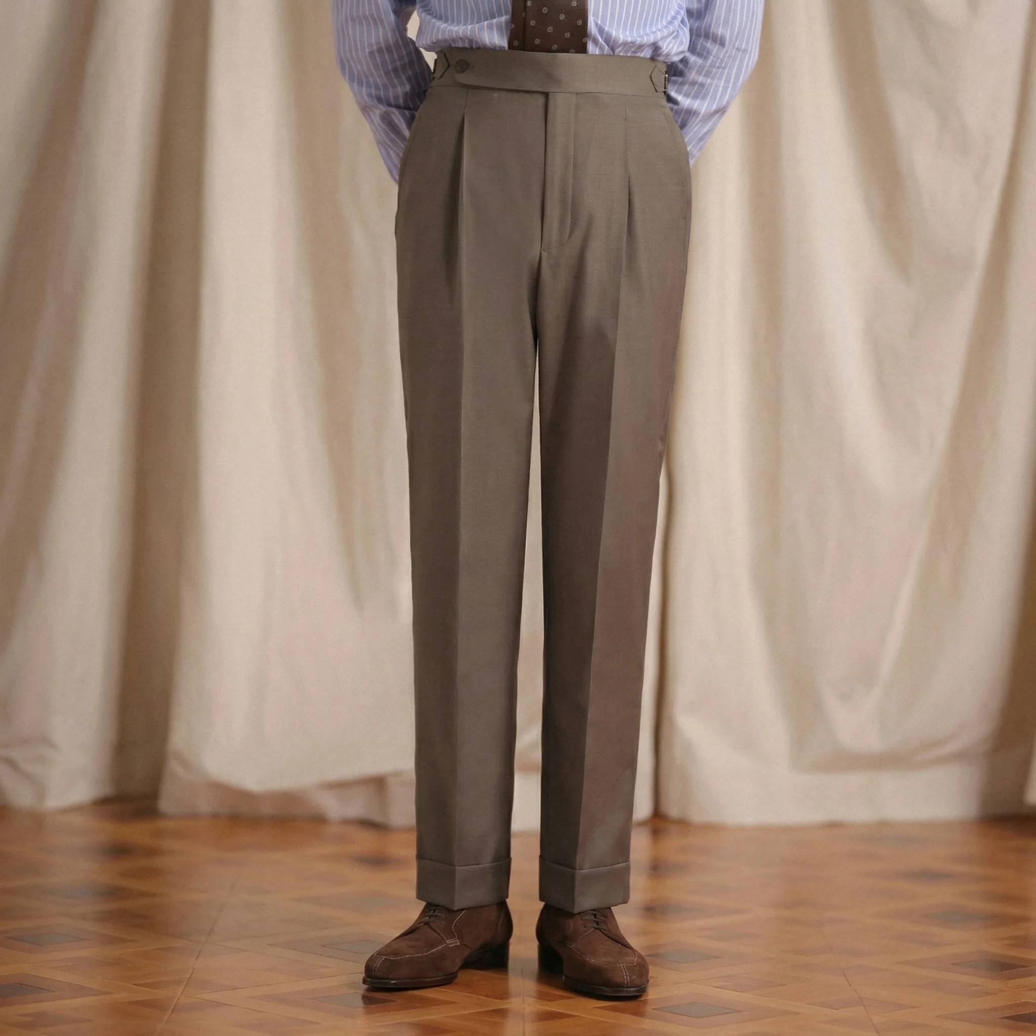 Naples Single-Pleat Trousers - Image 7