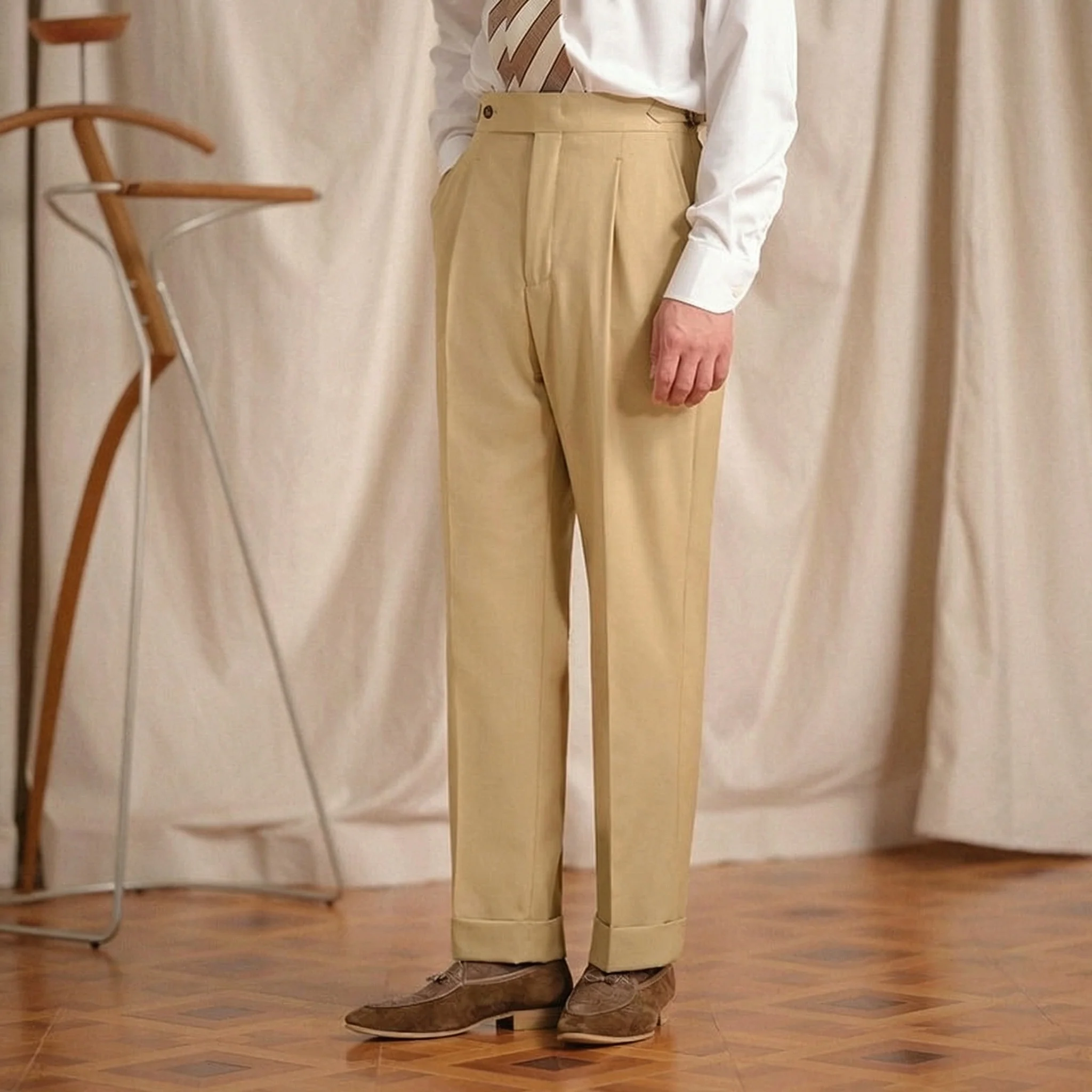 Naples Single-Pleat Trousers - Image 9