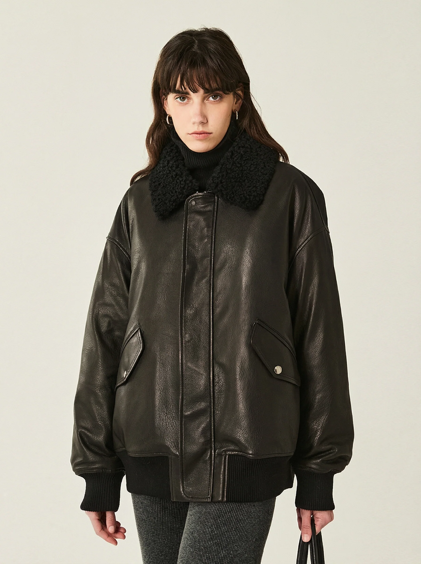 Nappa Lambskin Down Bomber