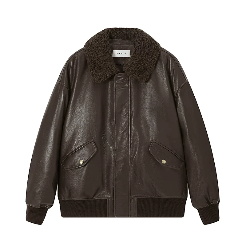 Nappa Lambskin Down Bomber - Image 11