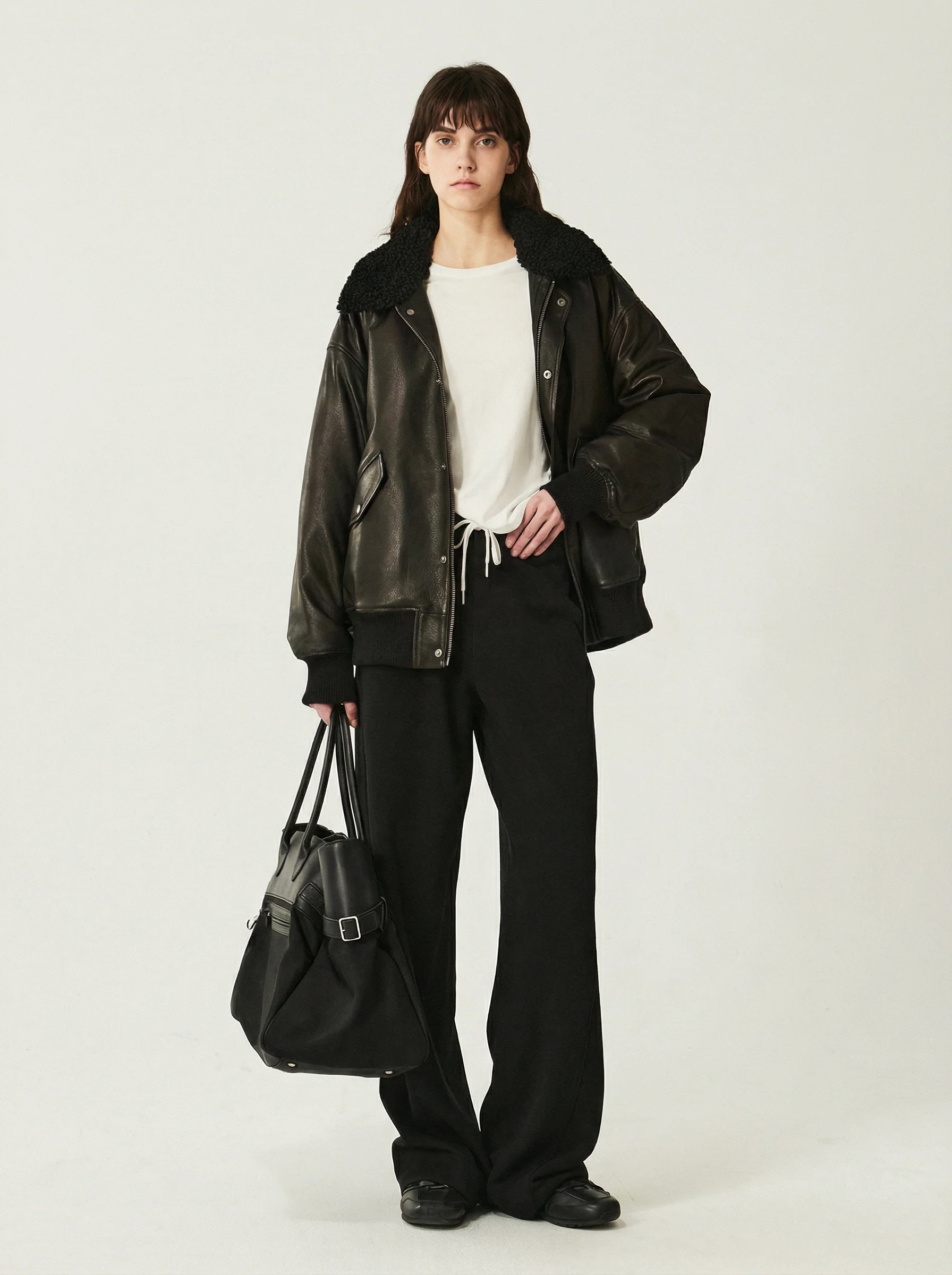 Nappa Lambskin Down Bomber - Image 4