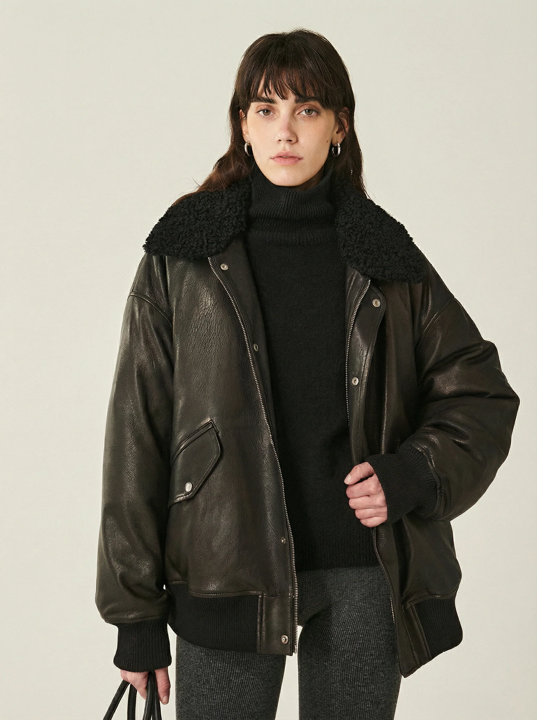 Nappa Lambskin Down Bomber - Image 6