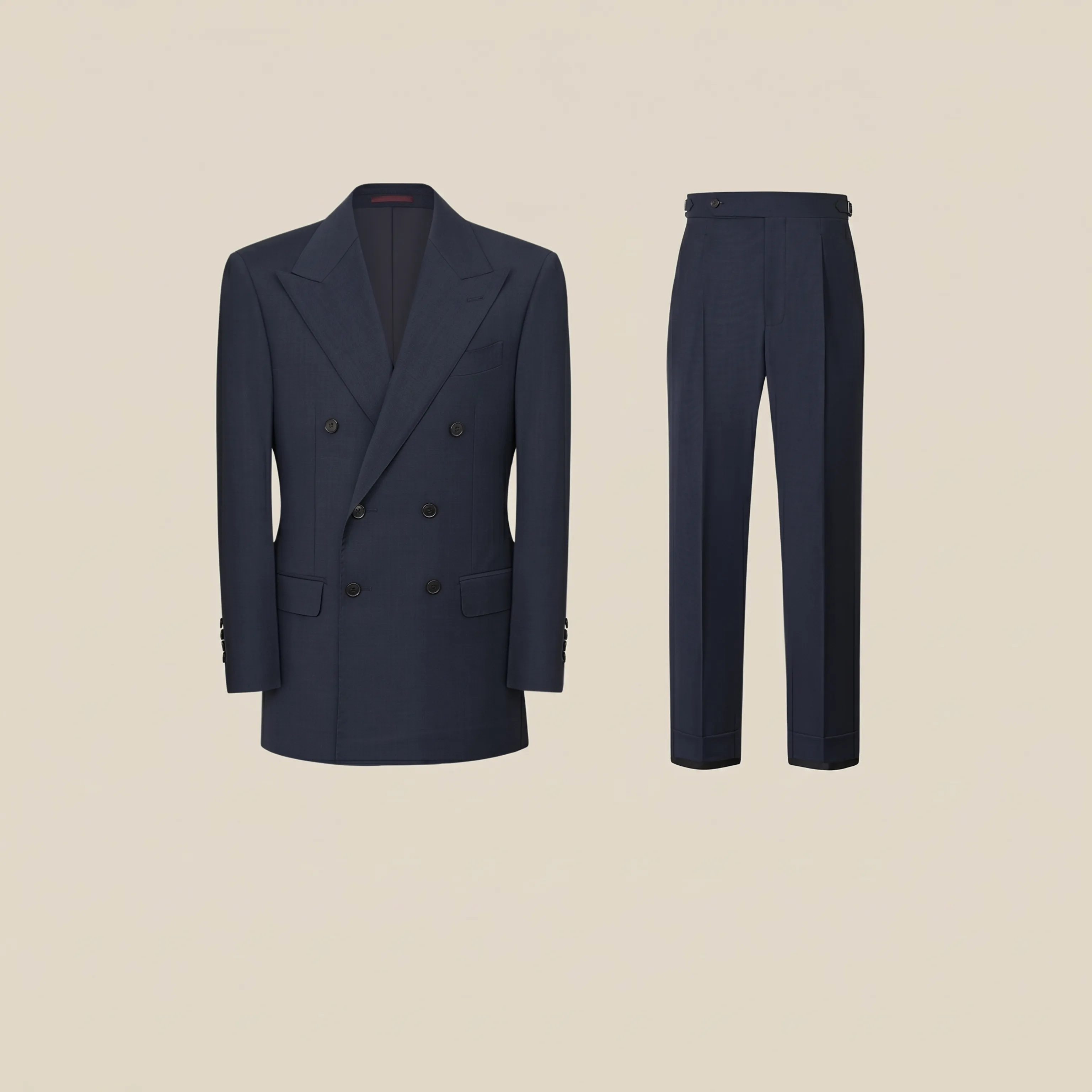 Navy Birdseye Suit - Image 14
