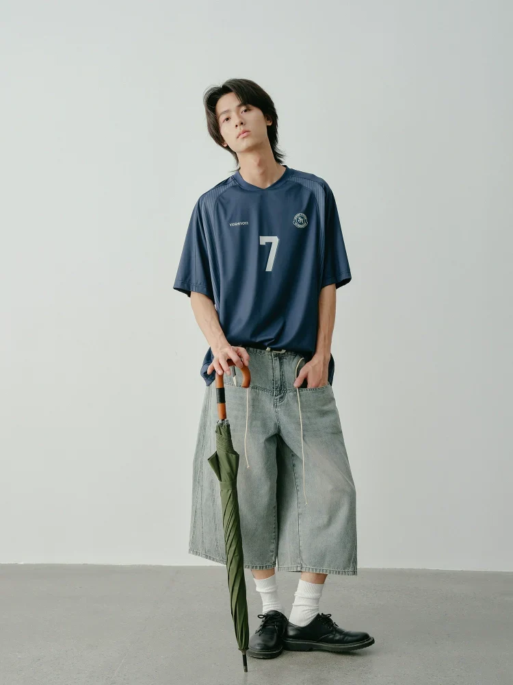 Navy No. 7 Jersey Tee