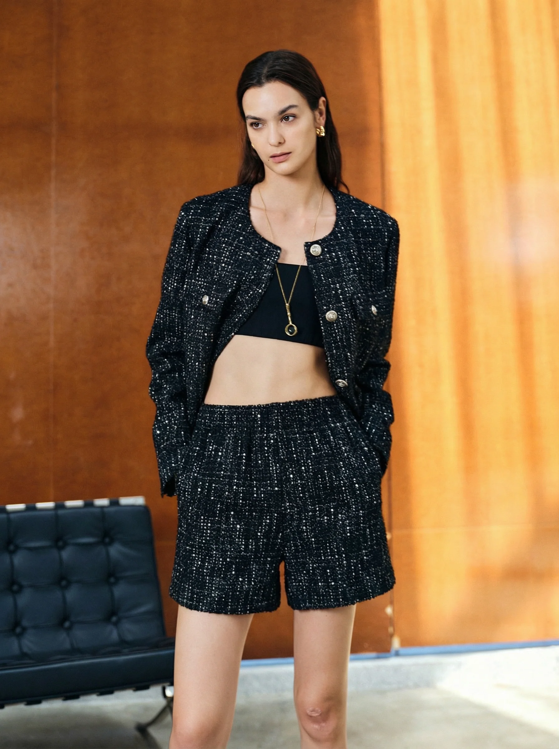 Nightfall Tweed Jacket & Shorts
