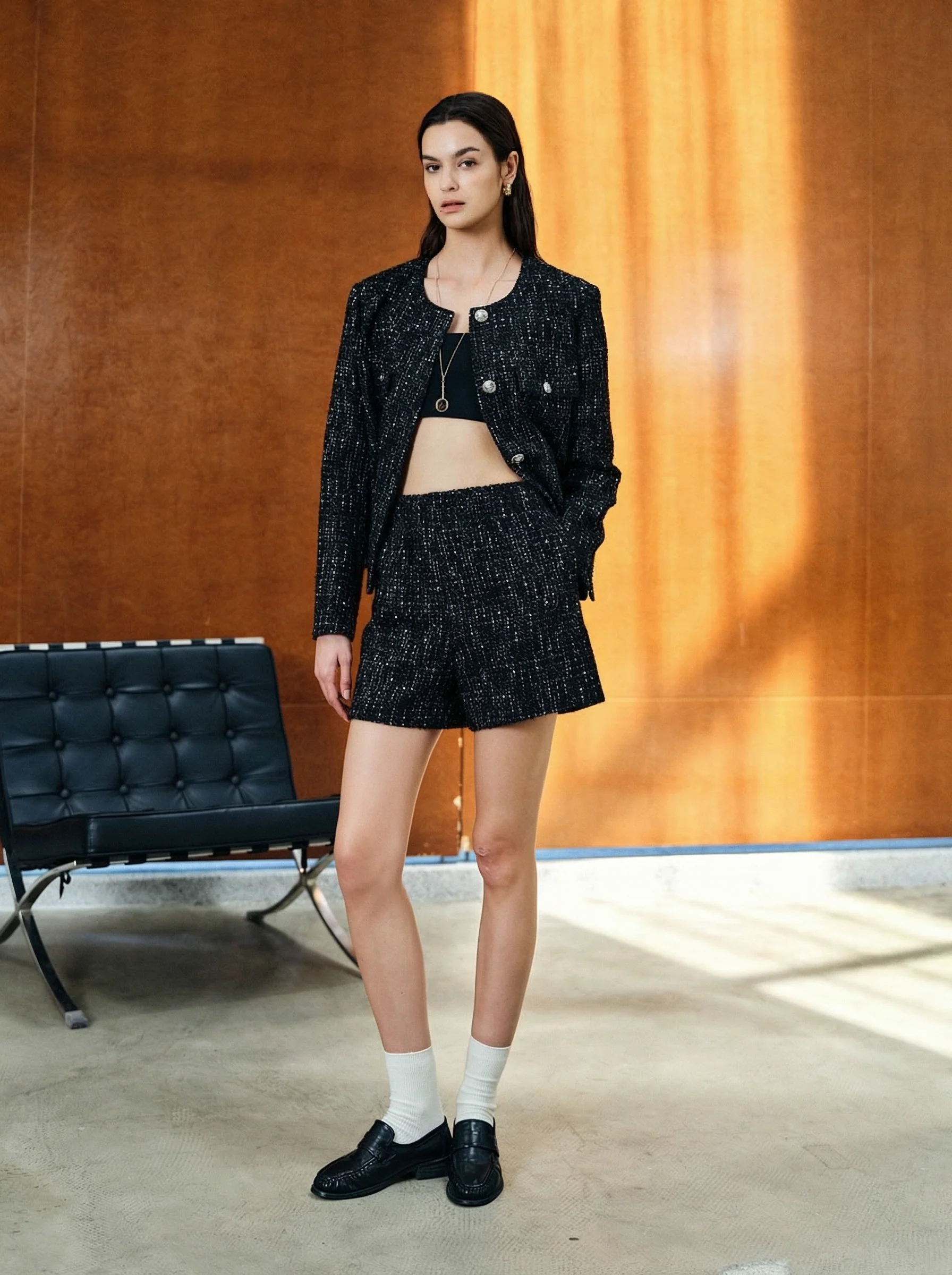 Nightfall Tweed Jacket & Shorts - Image 2