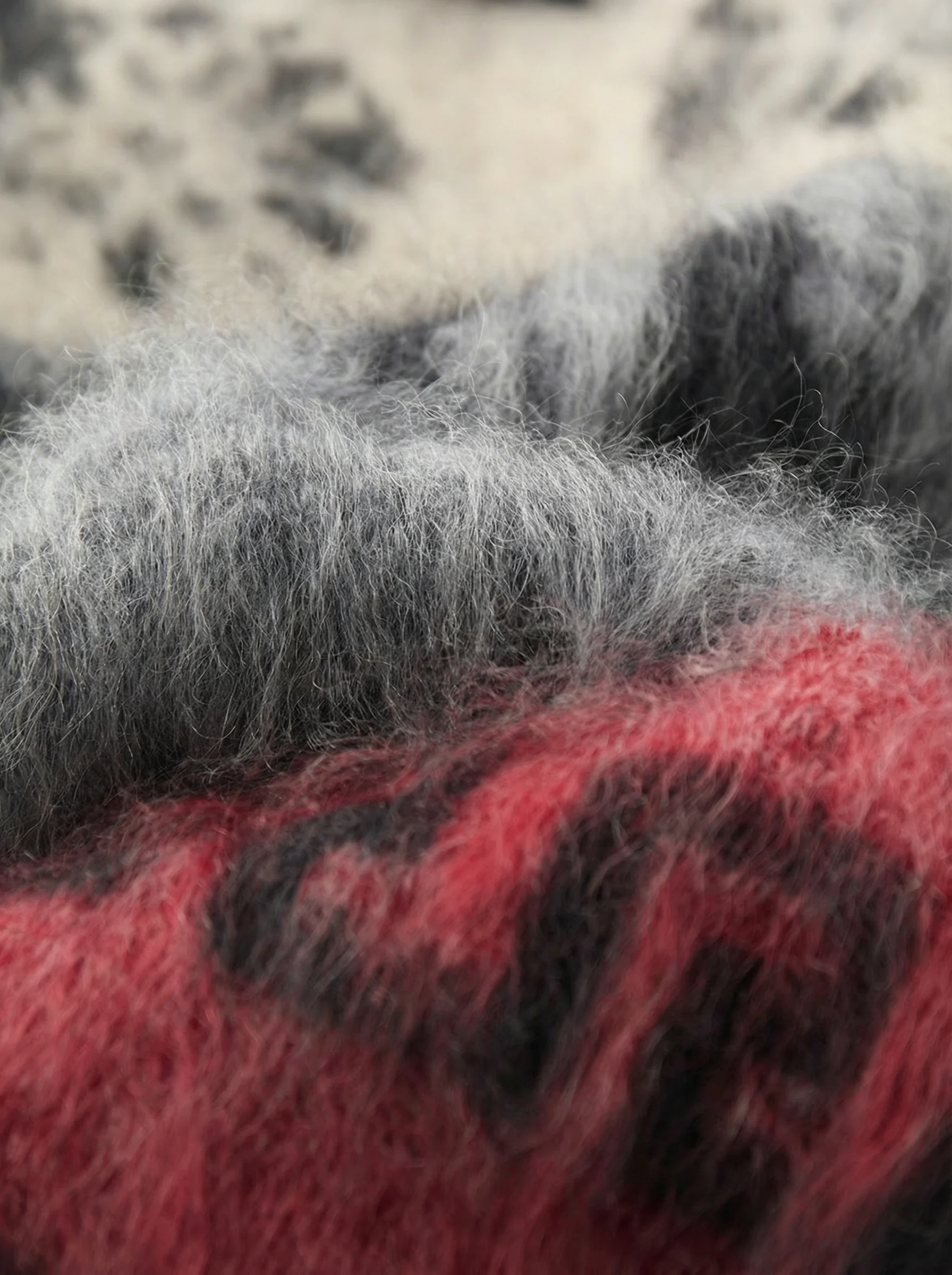 Nordic Jacquard Cashmere Scarf Cardigan - Image 7