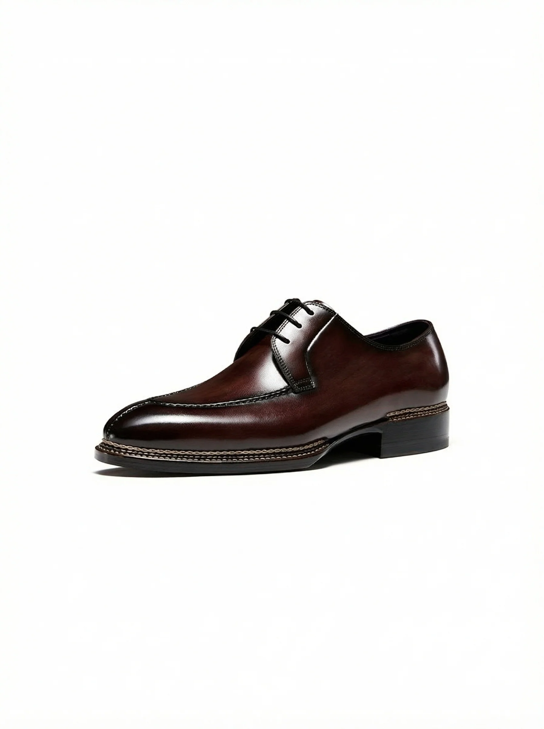 Norwegian Stitched Leather Derby