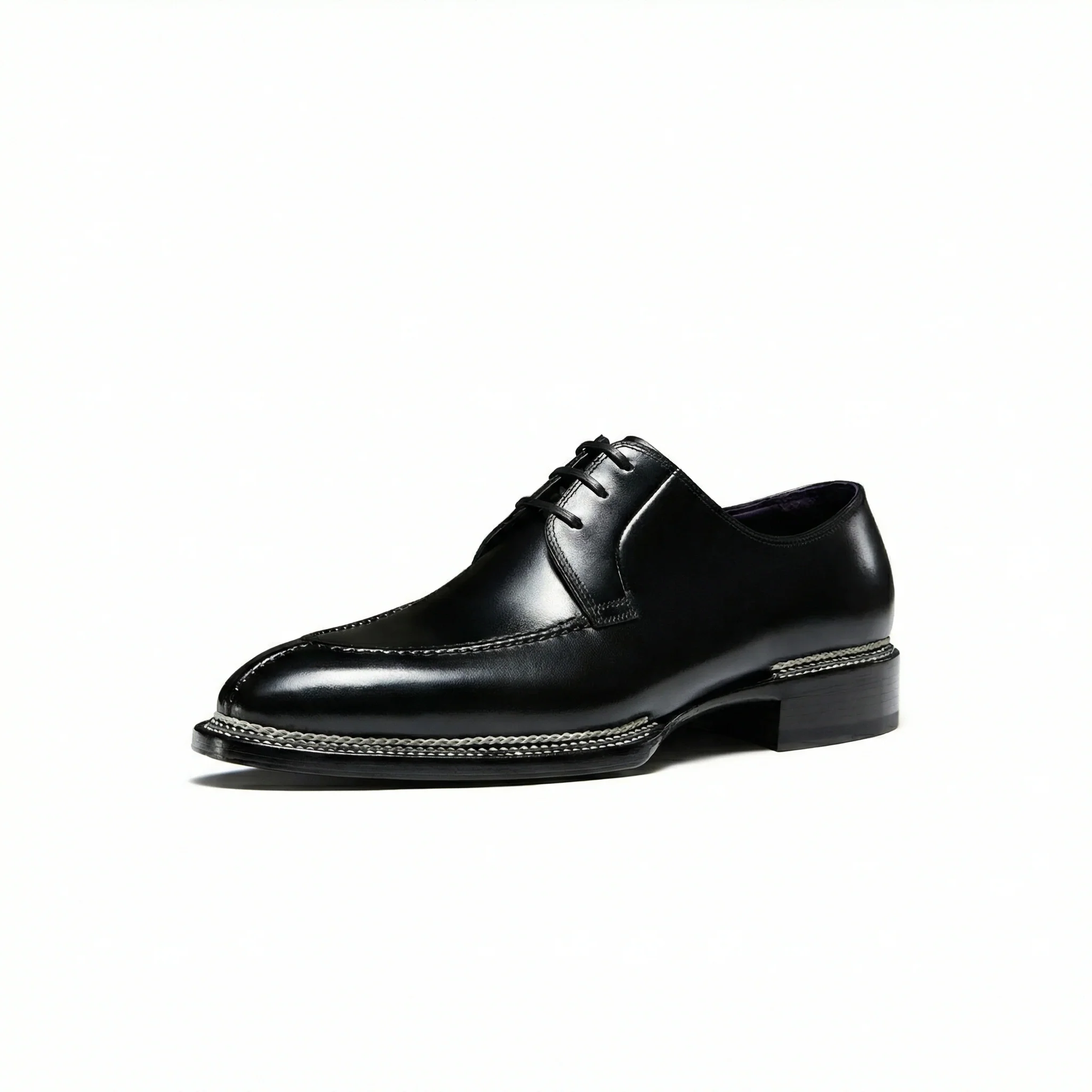 Norwegian Stitched Leather Derby - Image 2