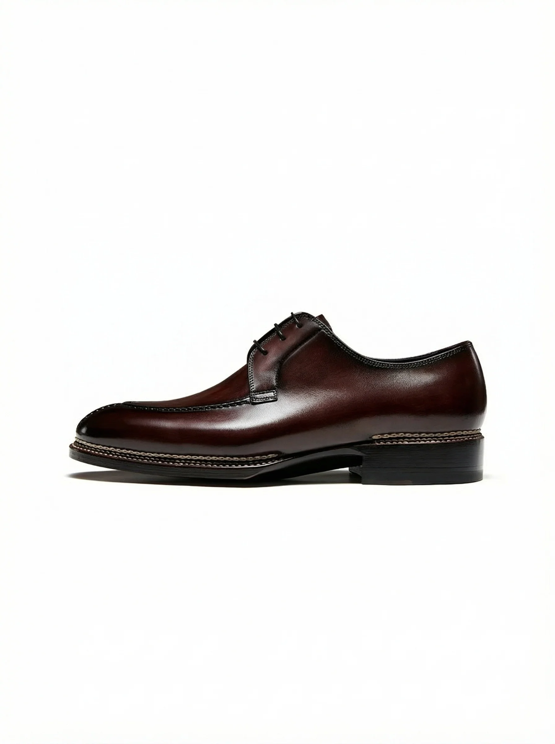 Norwegian Stitched Leather Derby - Image 3